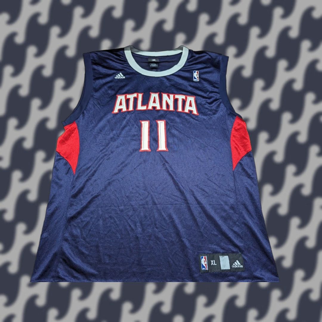 Adidas adidas Jamal Crawford Atlanta Hawks Mens Basketball Jersey XL Blue Swingman NBA Shirt Size US XL / EU 56 / 4 - 1 Thumbnail