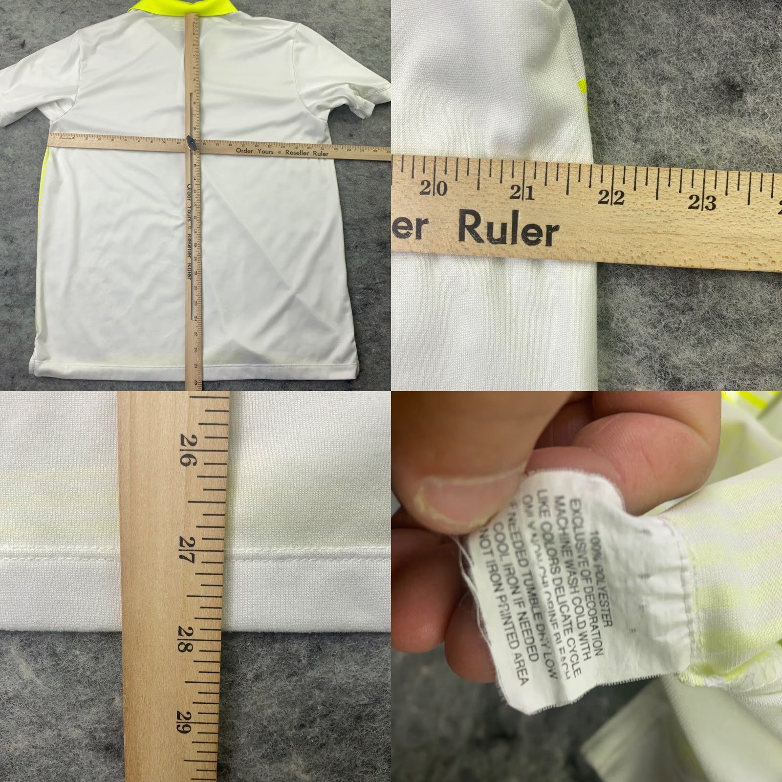 Vintage Jack Nicklaus Polo Shirt Mens Large Yellow Striped Golf StayDri Short Sleeve Size US L / EU 52-54 / 3 - 8 Thumbnail