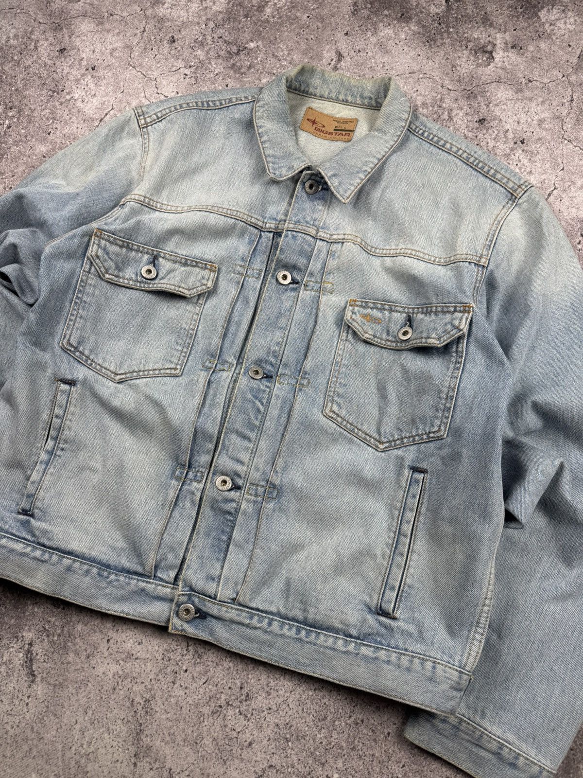 Japanese Brand × Vintage JAPANESSE DENIM JACKET&JEANS KAPITAL Y2K BAGGY SIZE LARGE Size US L / EU 52-54 / 3 - 4 Thumbnail