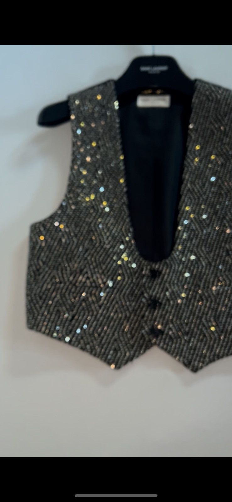Saint Laurent Paris FW2016 Embellished Vest Size US S / EU 44-46 / 1 - 3 Thumbnail