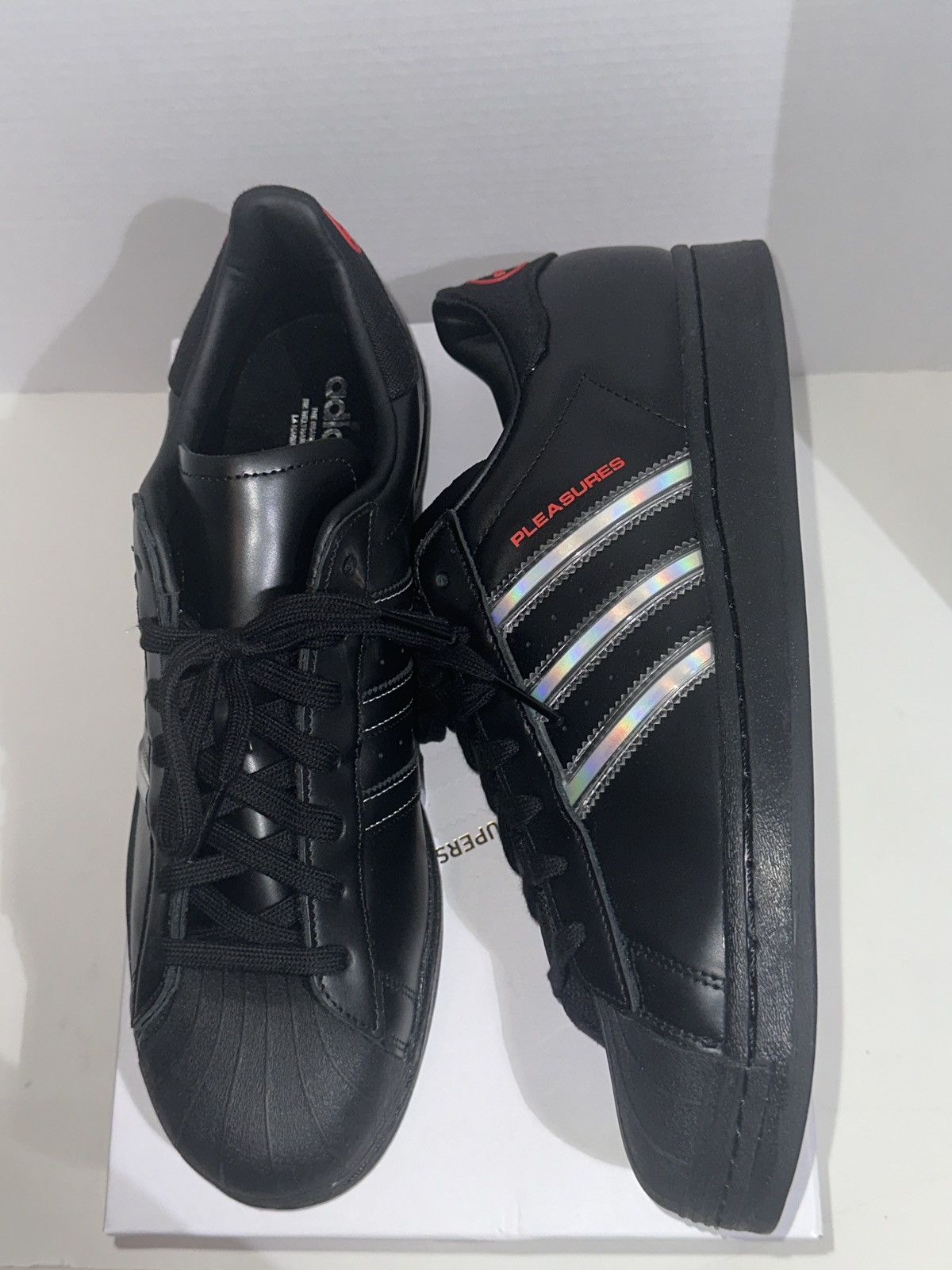 Adidas × Pleasures Pleasures X Adidas Consortium Superstar DS US12 Size US 12 / EU 45 - 3 Thumbnail