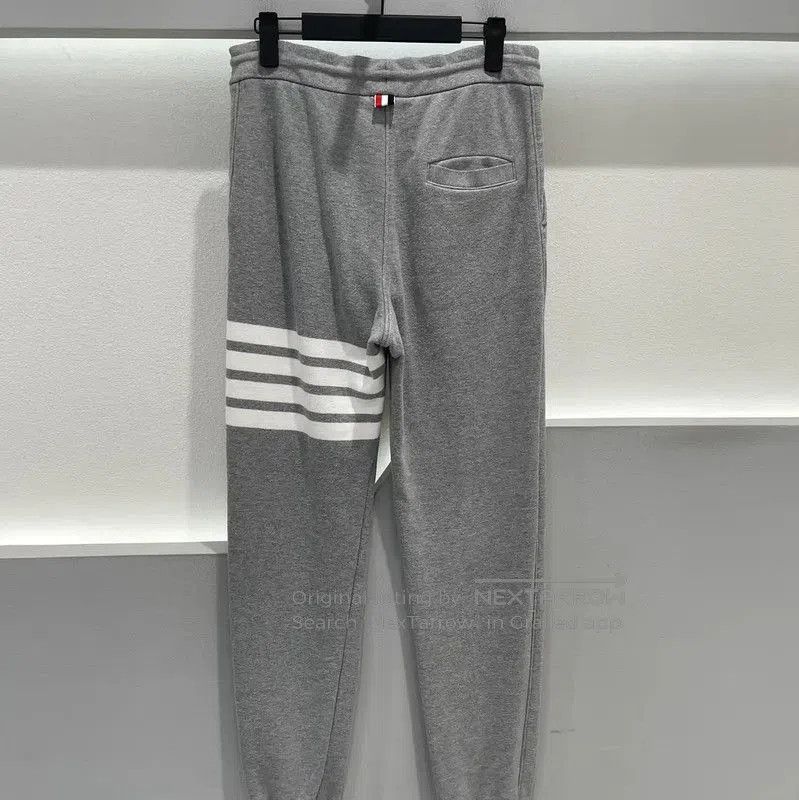 Thom Browne Thom Browne Gray Cotton Casual Pants . Size US 32 / EU 48 - 2 Thumbnail