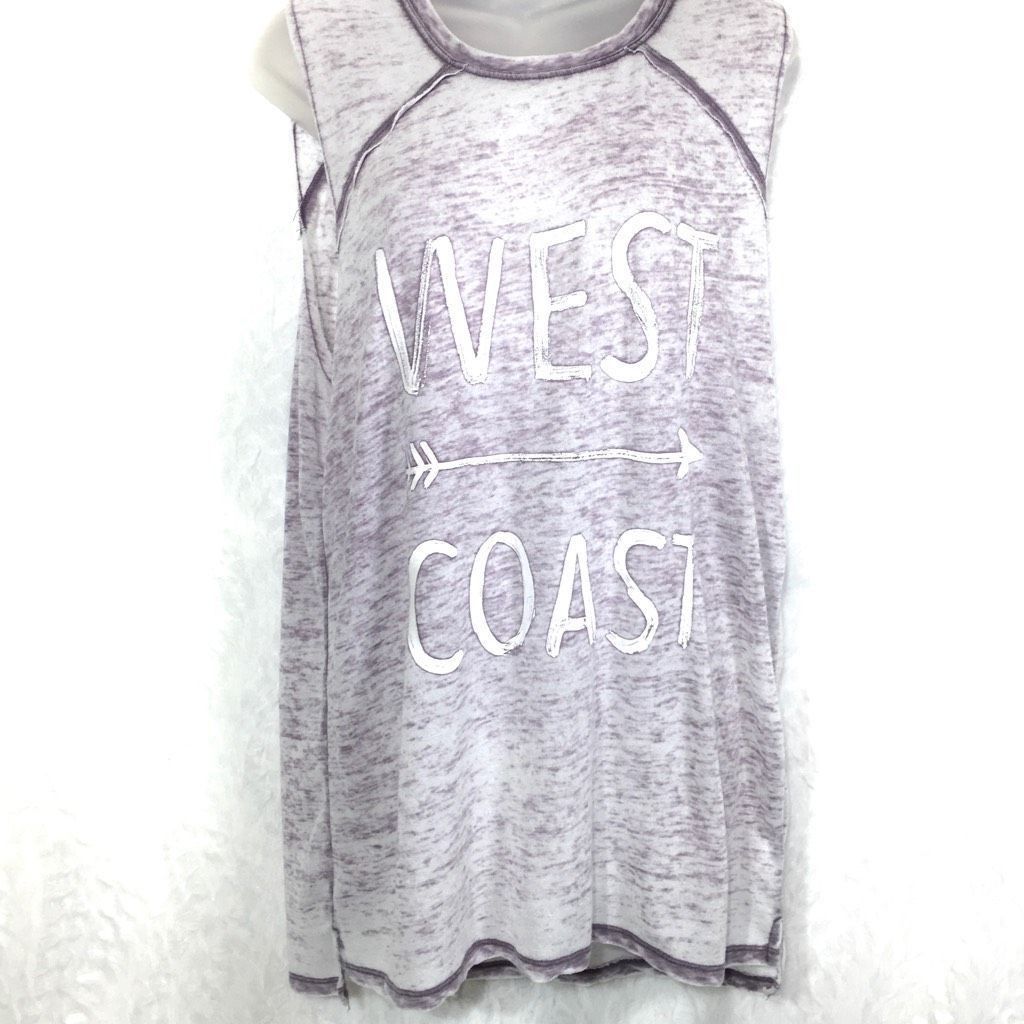 Other Grayson/Threads Women's Wash Look Loose Sleeveless Shirt Siz Size L / US 10 / IT 46 - 1 Thumbnail