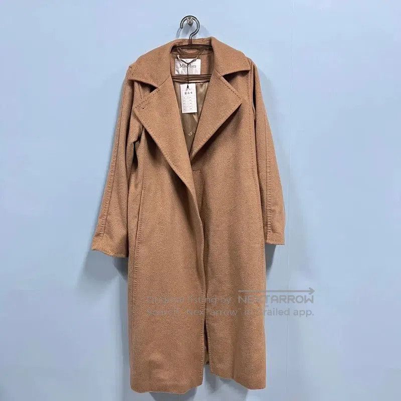 Max Mara MaxMara Camel Alpaca Wool Women's Coat . Size L / US 10 / IT 46 - 1 Thumbnail