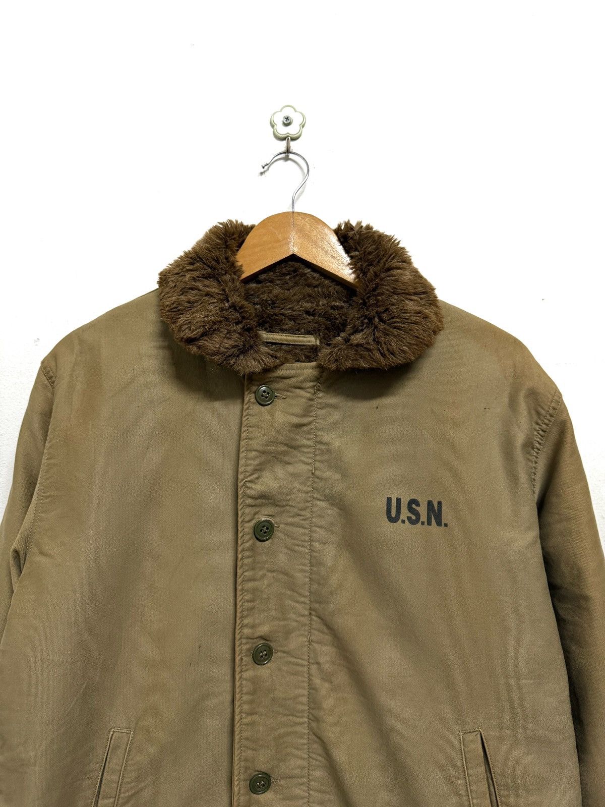 Vintage Vintage U.S Navy Department USN Deck Jacket Size US L / EU 52-54 / 3 - 2 Thumbnail