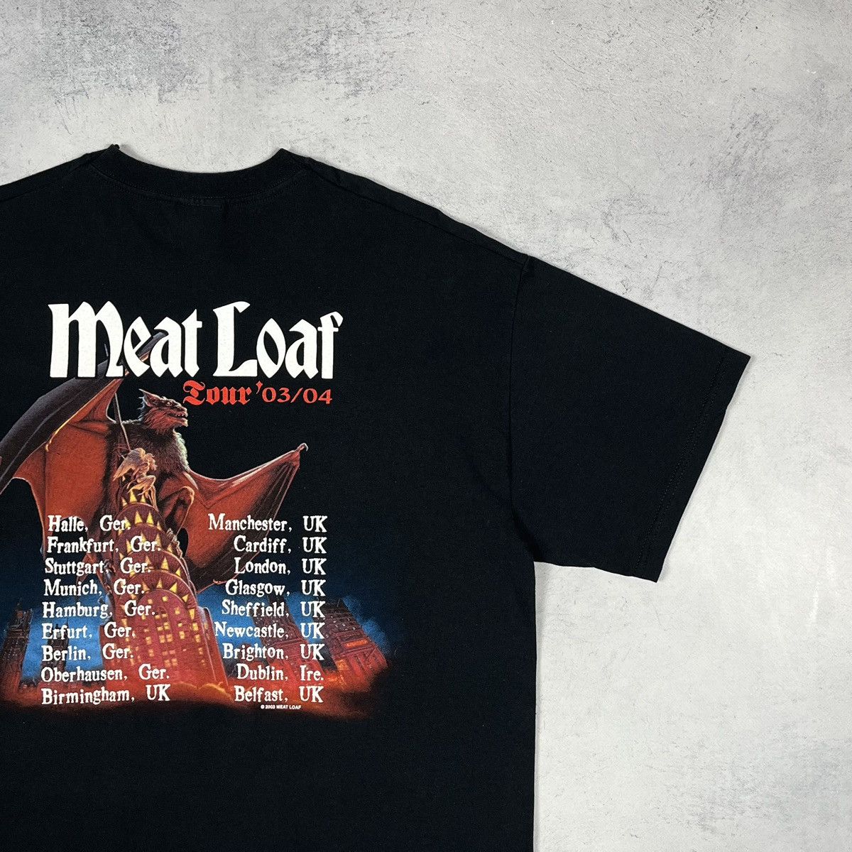 Band Tees Vintage Meat Loaf Rare Tour Rock Band T Shirt 00’s Size US L / EU 52-54 / 3 - 15 Thumbnail