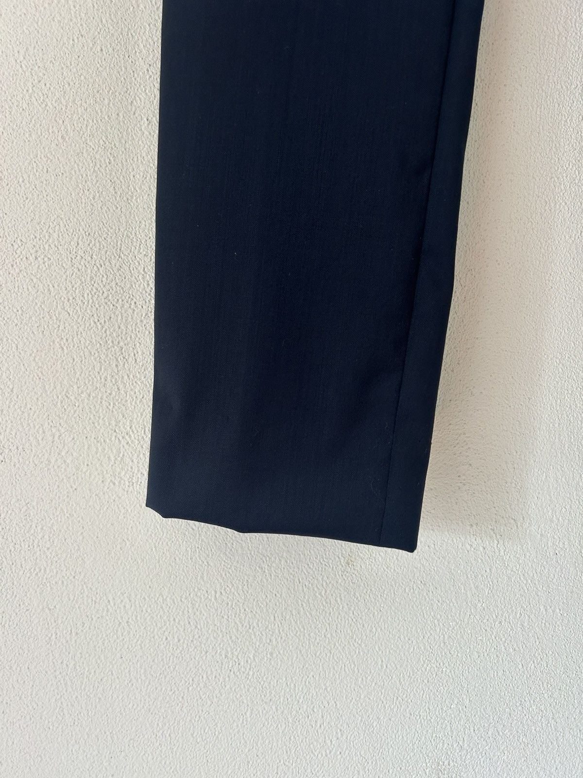 Prada Virgin Wool Navy Slim Fit Dress Pants Size US 31 - 7 Thumbnail