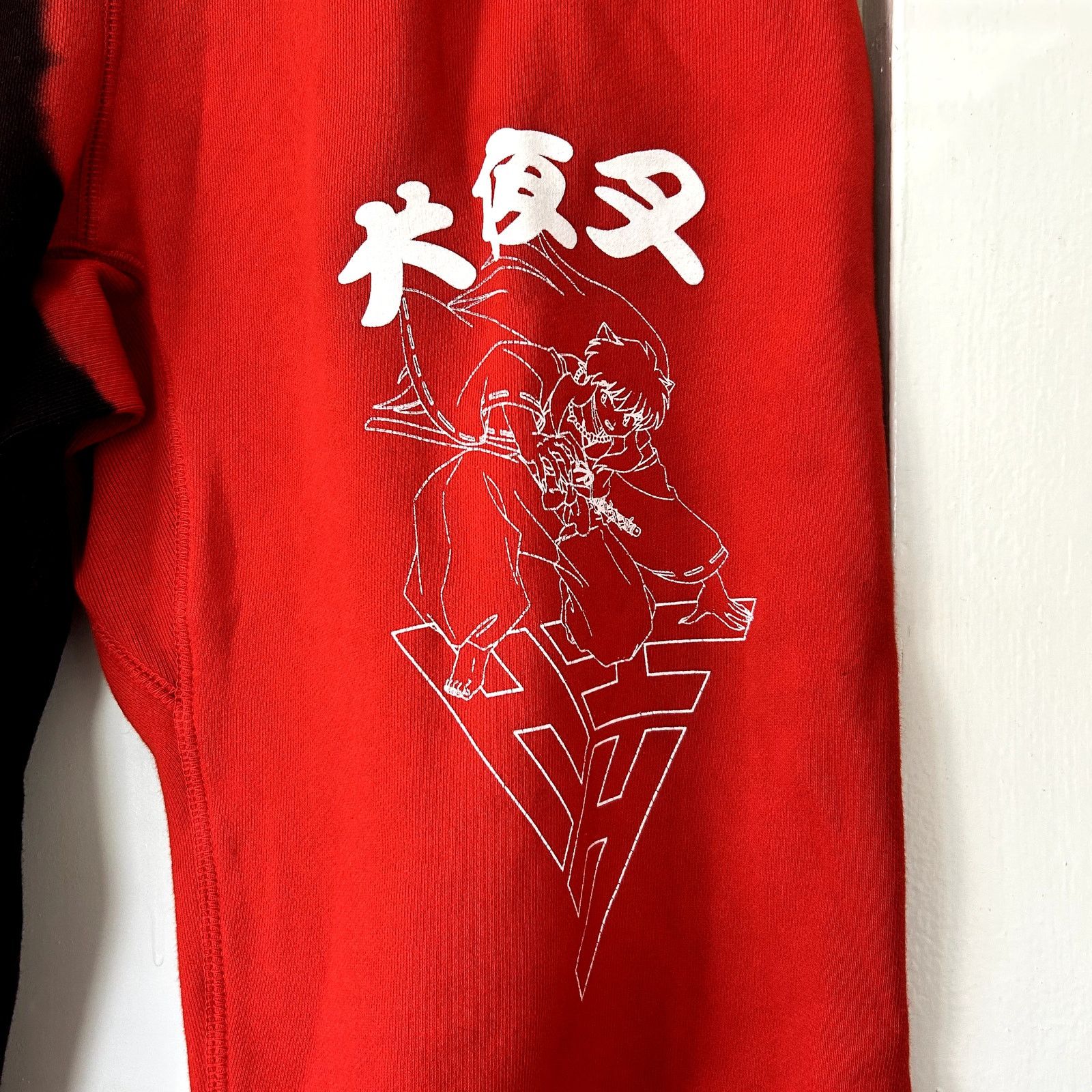 Hypland Hypland x InuYasha red split color sweatpants Y2K Size US 34 / EU 50 - 3 Thumbnail