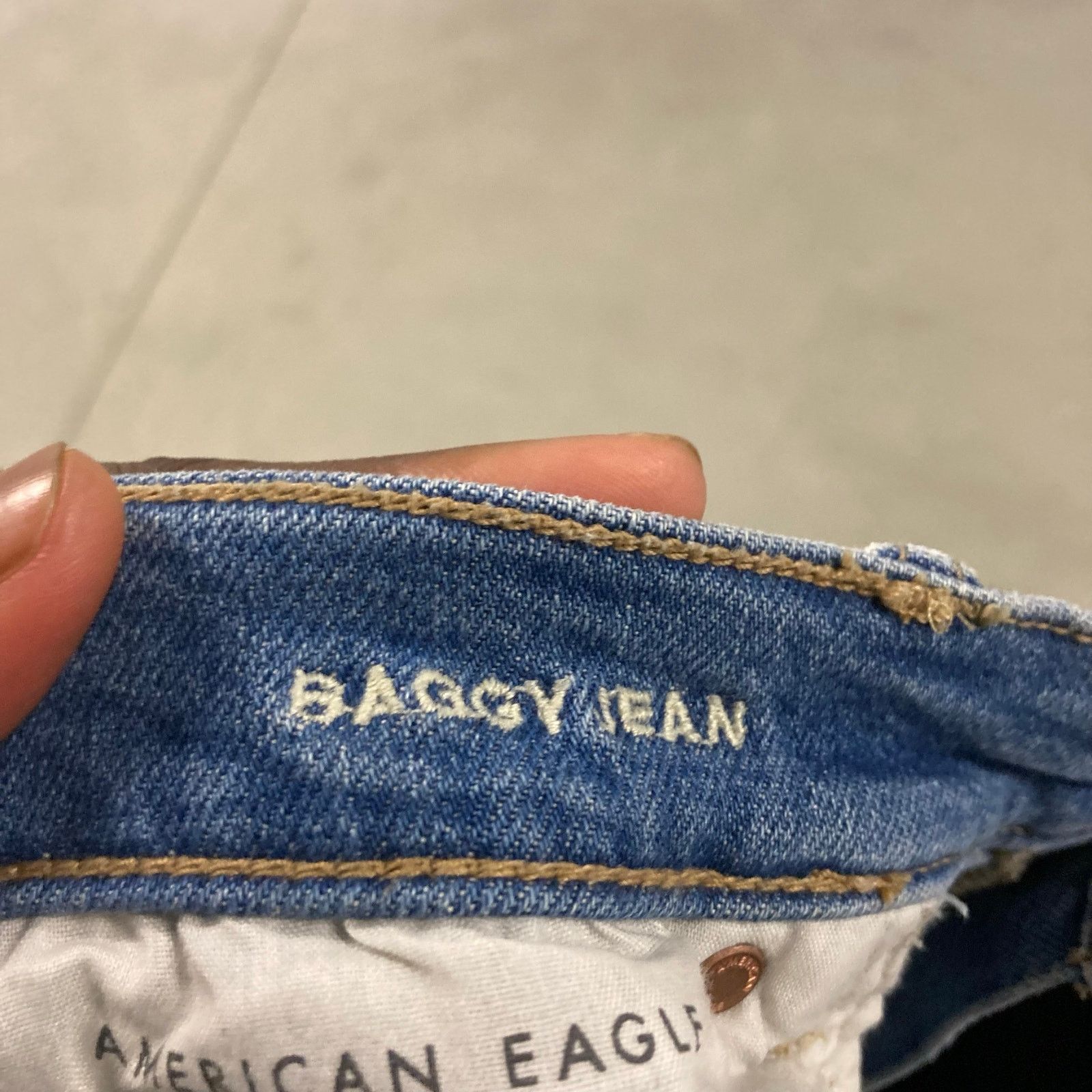 American Eagle Outfitters × Vintage Y2K American eagle baggy jeans 34x30 Size 38" / US 16 / IT 52 - 8 Thumbnail