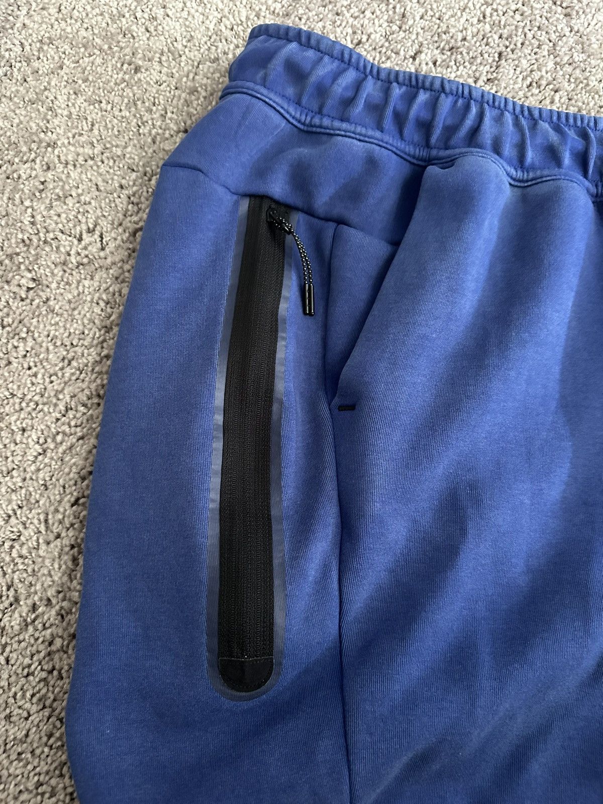Nike Mens Nike Sportswear Tech Fleece Shorts Blue Sz L Size US 34 / EU 50 - 4 Thumbnail