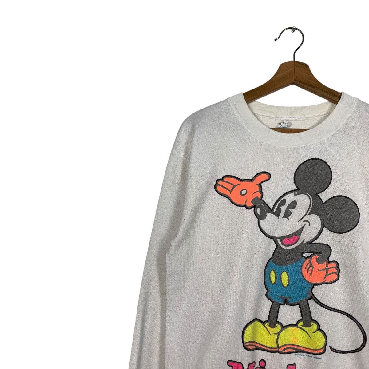 Vintage Vintage 80’s MICKEY MOUSE Graphic Sweatshirt #2544-C115 Size US S / EU 44-46 / 1 - 7 Thumbnail