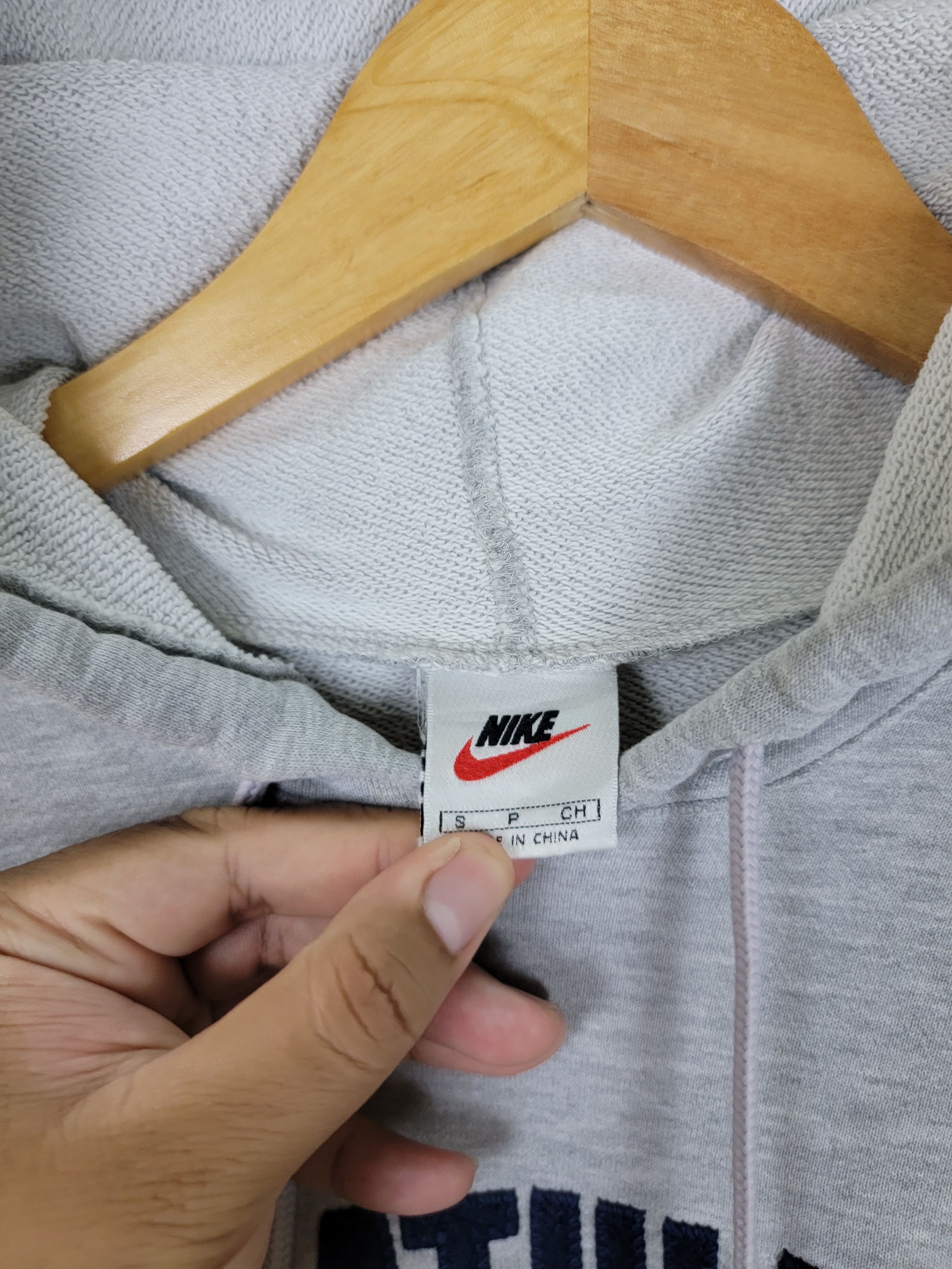 Nike × Vintage Vintage Nike Athletic Hoodies Size US S / EU 44-46 / 1 - 7 Thumbnail