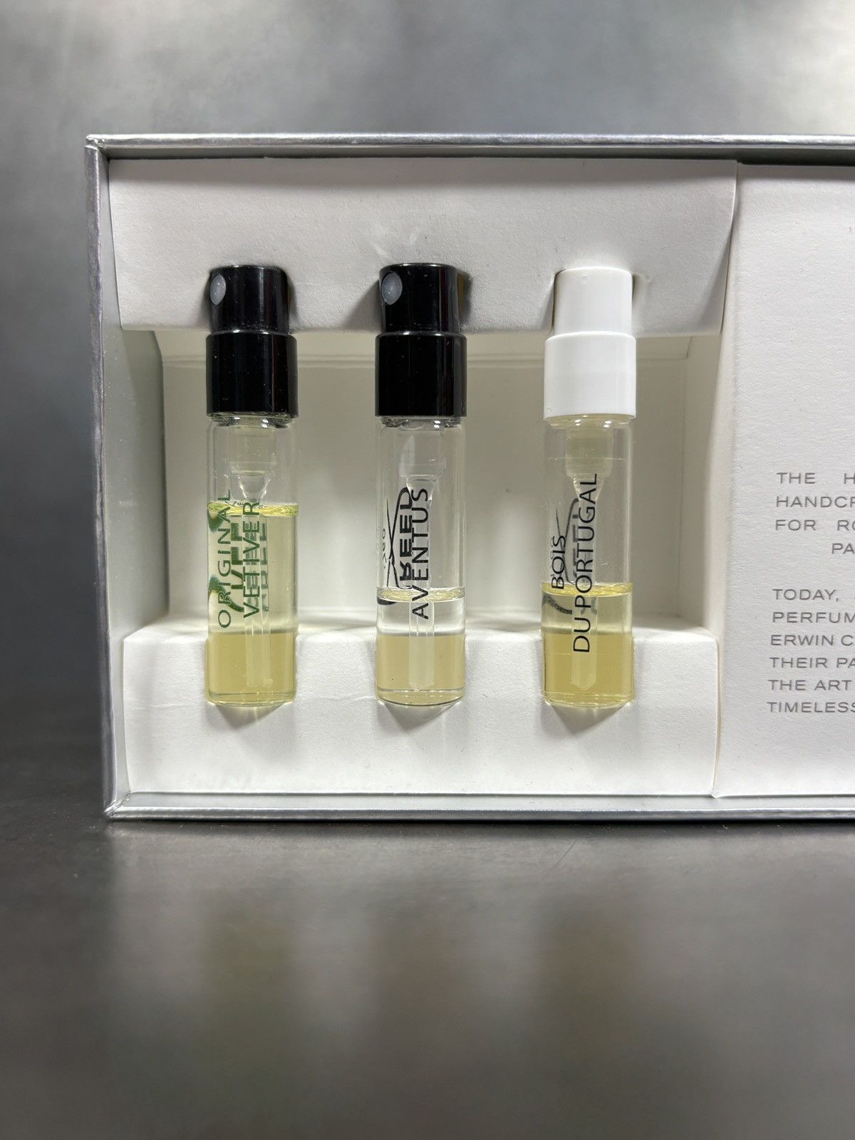 Creed Creed Sample Set Aventus Bois de Portugal Vetiver Cologne Size ONE SIZE - 2 Thumbnail