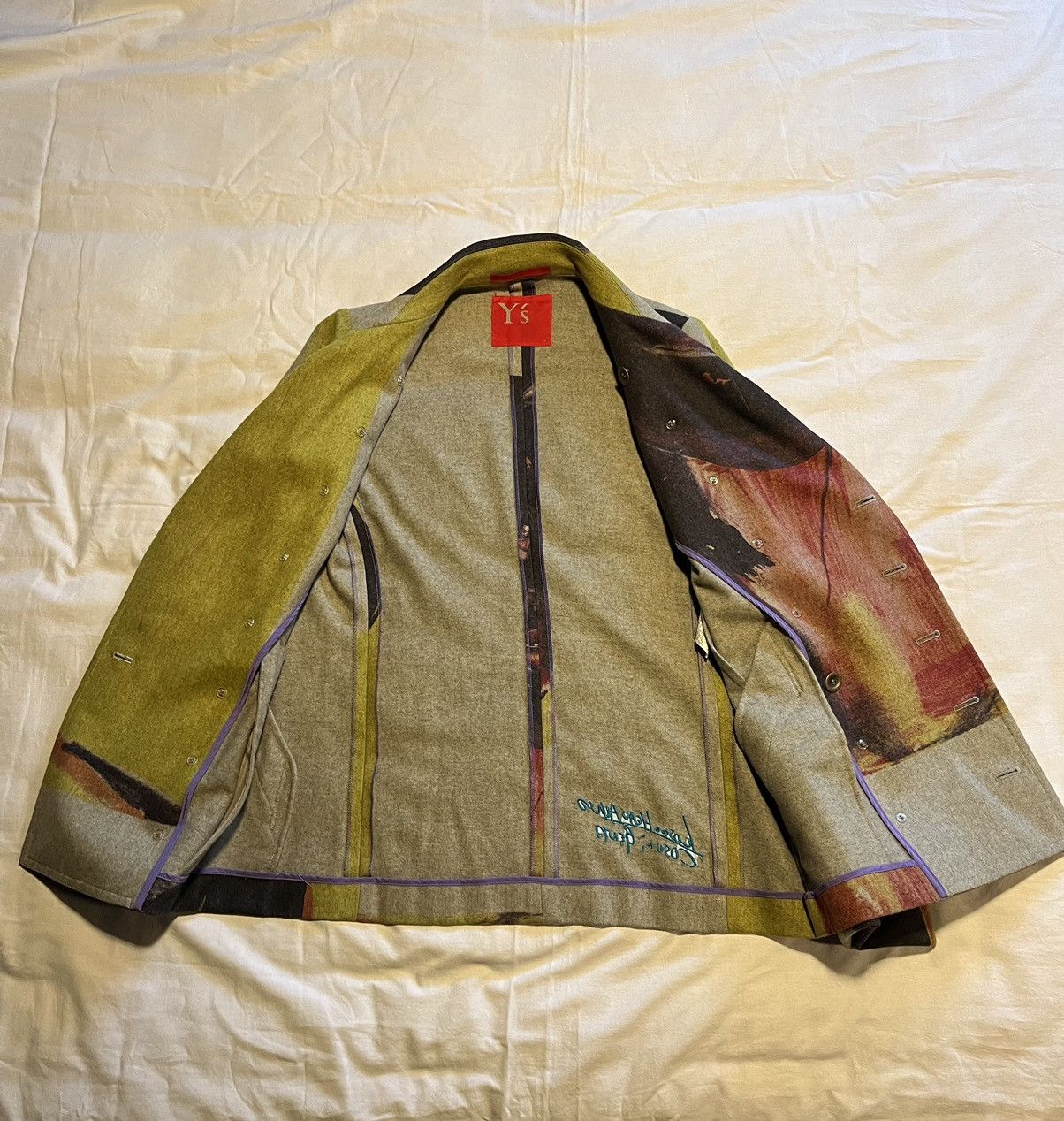 Y's × Y's for Men × Yohji Yamamoto Y’s Yohji Yamamoto double-breasted wool coat/jacket. Size US S / EU 44-46 / 1 - 7 Thumbnail