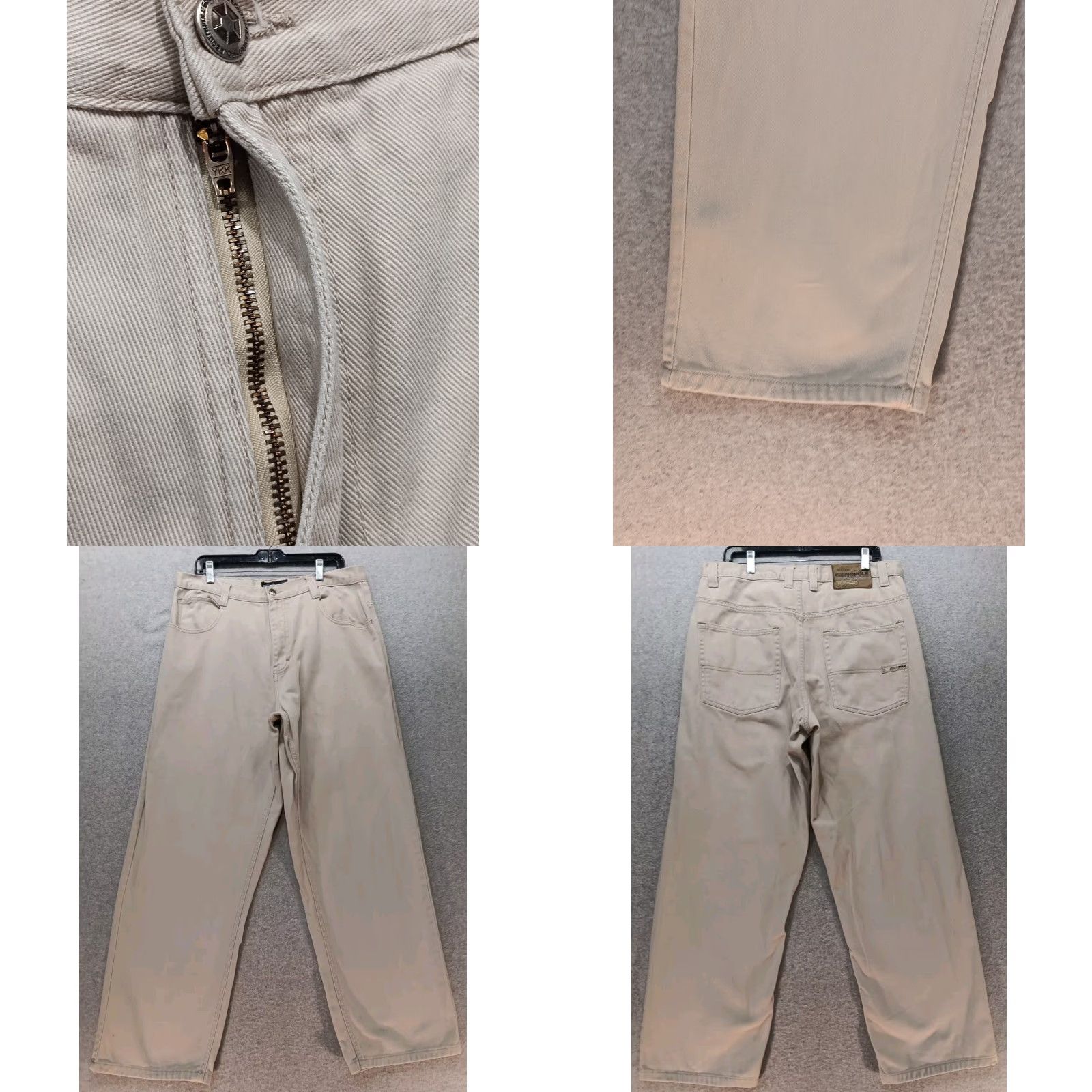 Southpole VINTAGE Southpole Jeans Men 36x31 Beige Wide-Leg Baggy Y2K Relaxed High Rise Size US 36 / EU 52 - 8 Thumbnail