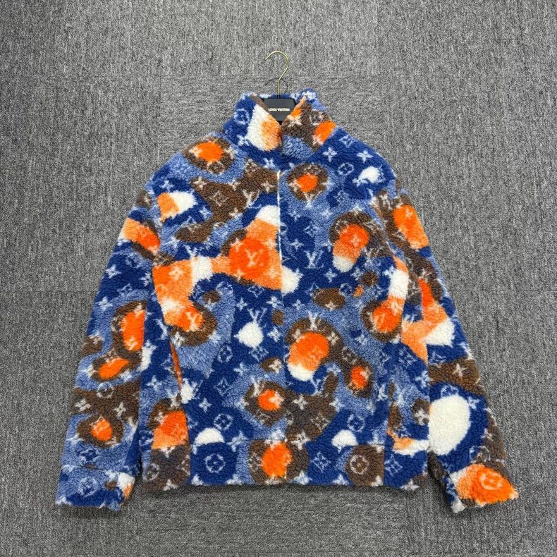 Louis Vuitton Louis Vuitton Tie Dye Teddy Jacket Nextarrow-2505 Size US XL / EU 56 / 4 - 1 Thumbnail