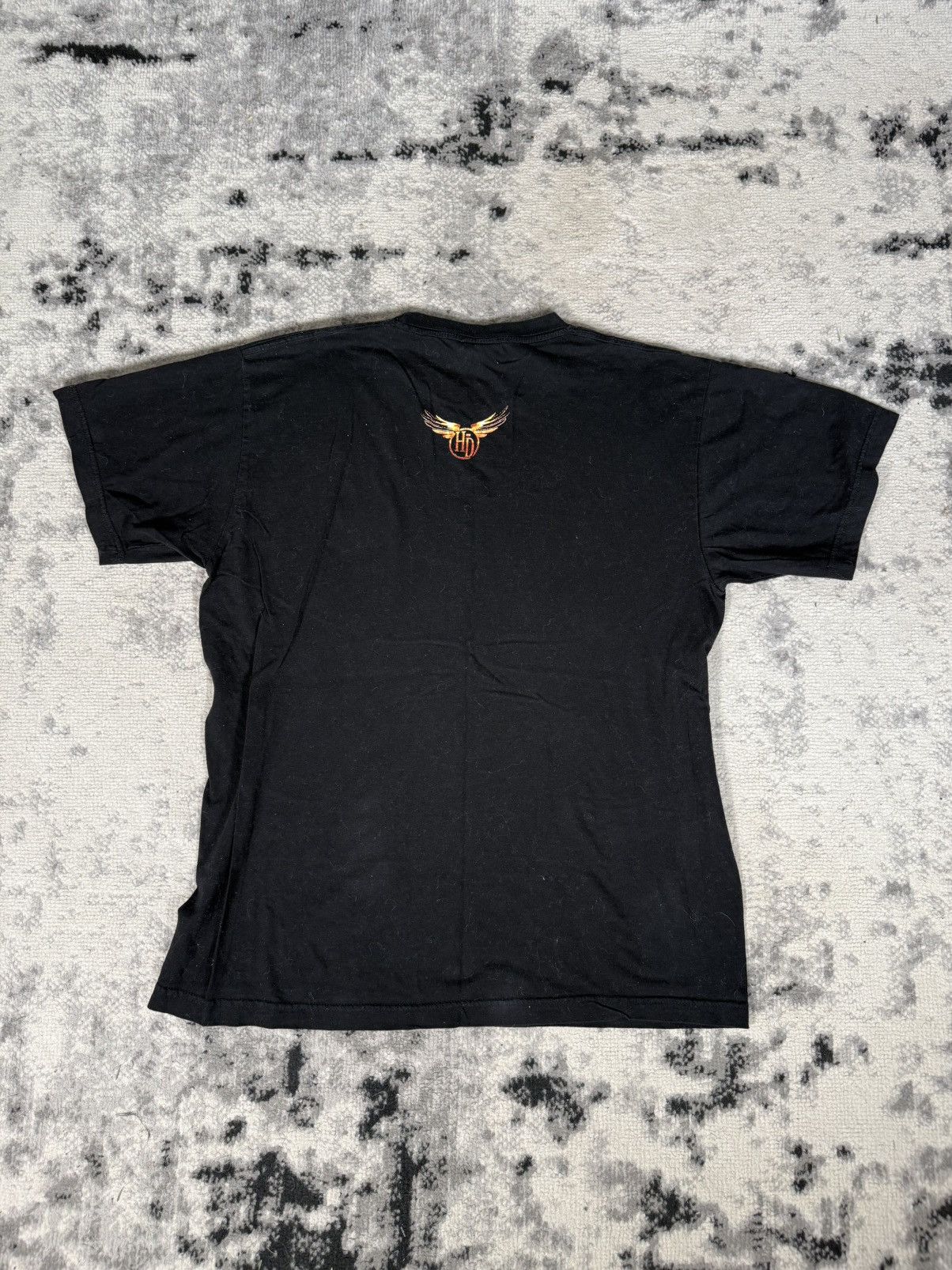 Harley Davidson Y2K Harley Davidson Flame Logo T-Shirt Size US L / EU 52-54 / 3 - 2 Thumbnail