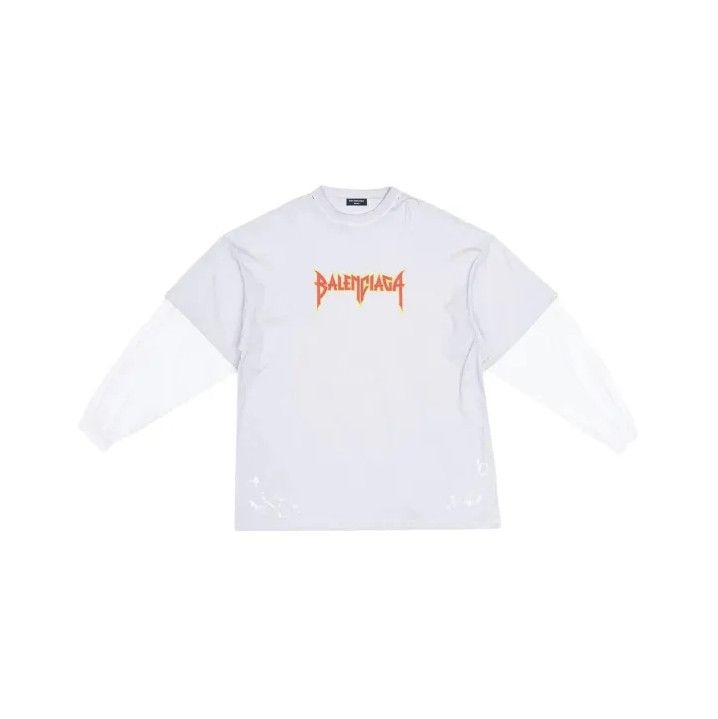 Balenciaga Balenciaga SS22 Logo Print Short Sleeve T-Shirt Size US M / EU 48-50 / 2 - 1 Thumbnail