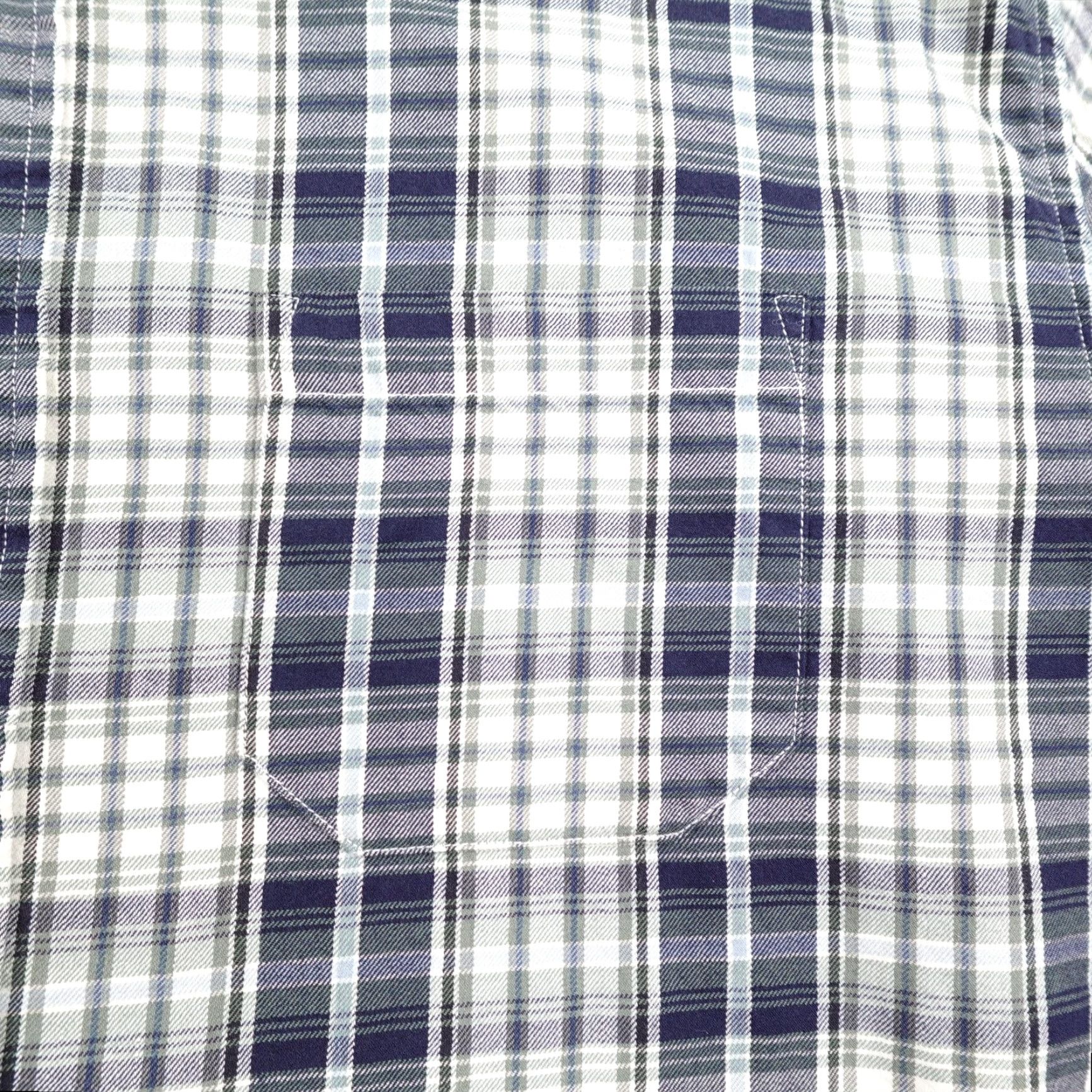 Pendleton Pendleton Shirt Mens XL Blue White Plaid Flannel Button-Up Work Button-Down Collar Pocketed Casual Regular Fit Size US XL / EU 56 / 4 - 3 Thumbnail