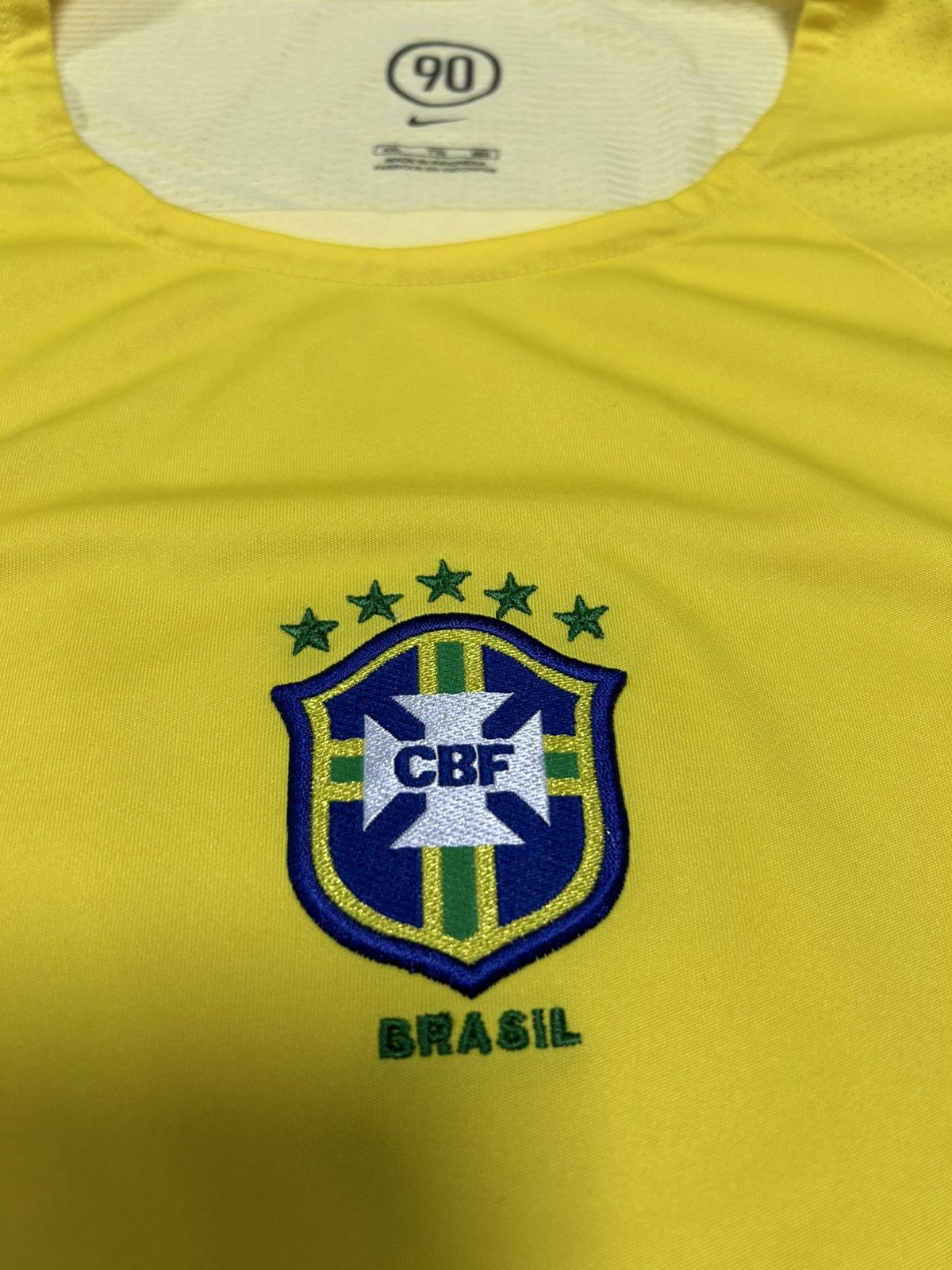 Nike Nike BRAZIL National Team 2004-2005 Home Football Soccer Size US XXL / EU 58 / 5 - 5 Thumbnail