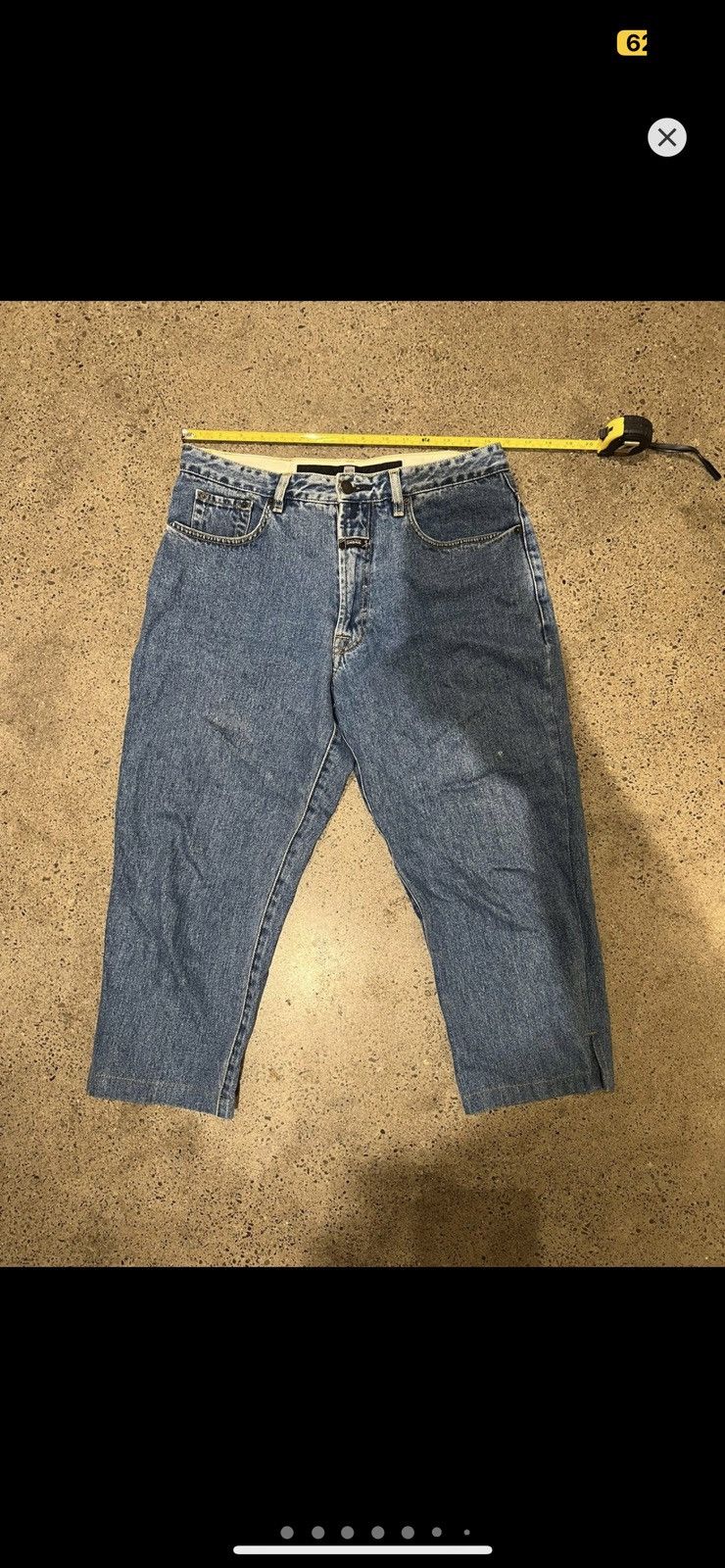 Designer × Marithe + Francois Girbaud ***FINAL DROP***RARE 90s MARITHE FRANCOIS GIRBAUD CROP 28 Size US 28 / EU 44 - 1 Thumbnail