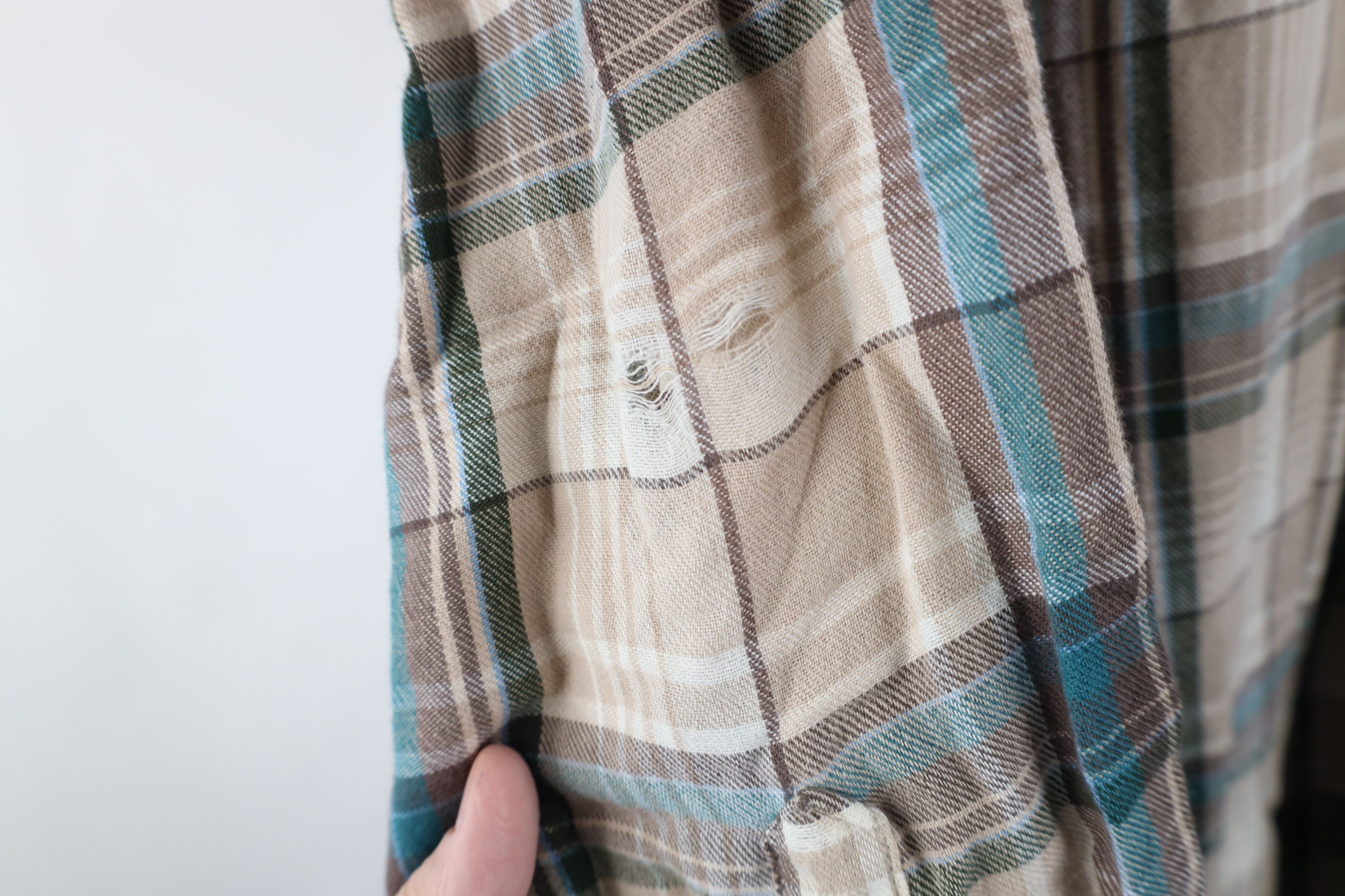 L.L. Bean × Vintage Vintage 90s LL Bean Flannel Collared Button Down Shirt Plaid Size US L / EU 52-54 / 3 - 6 Thumbnail