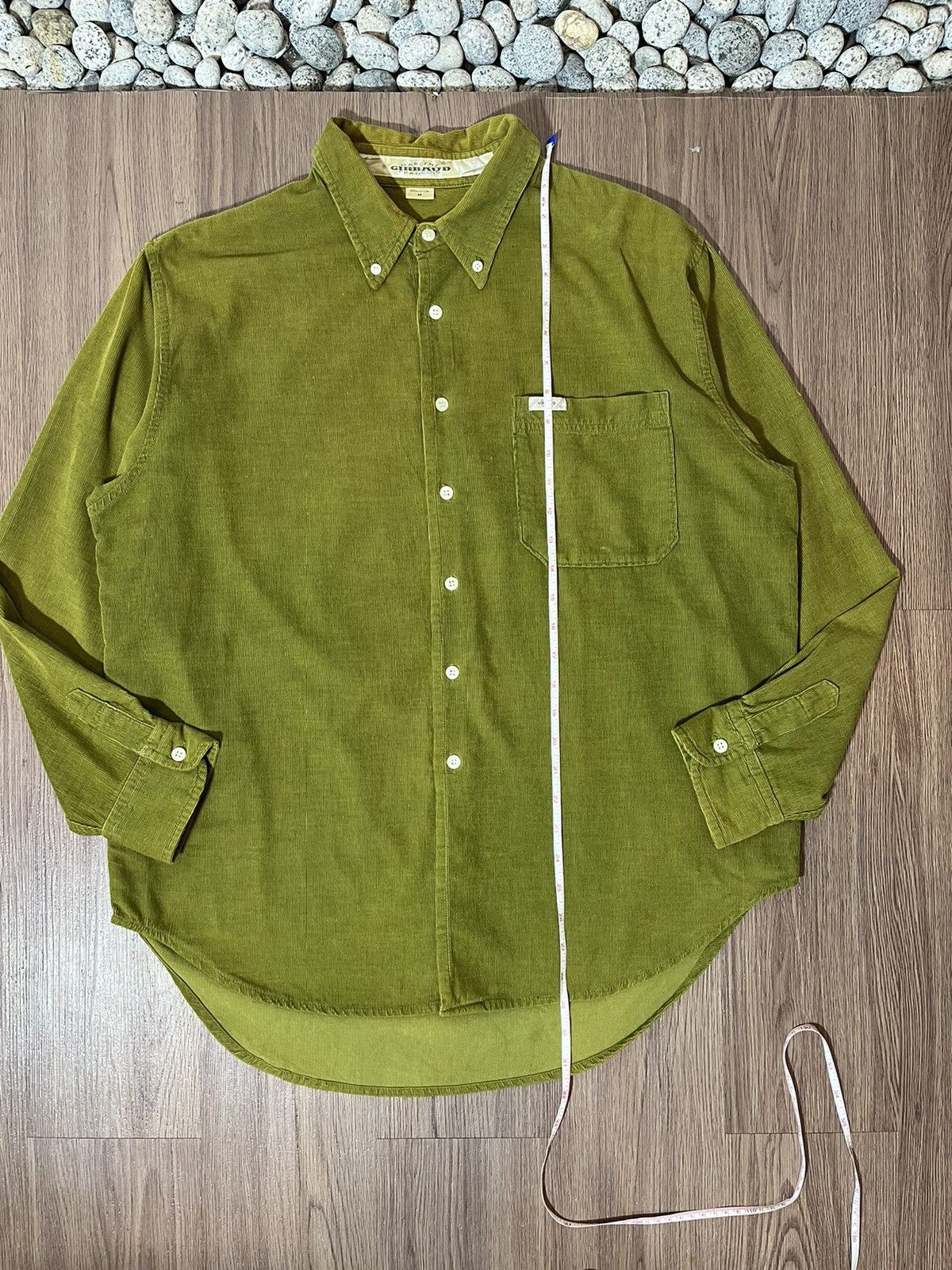 Marithe + Francois Girbaud Marithe Francois Girbaud Vintage Olive Corduroy Shirt Size US M / EU 48-50 / 2 - 11 Thumbnail