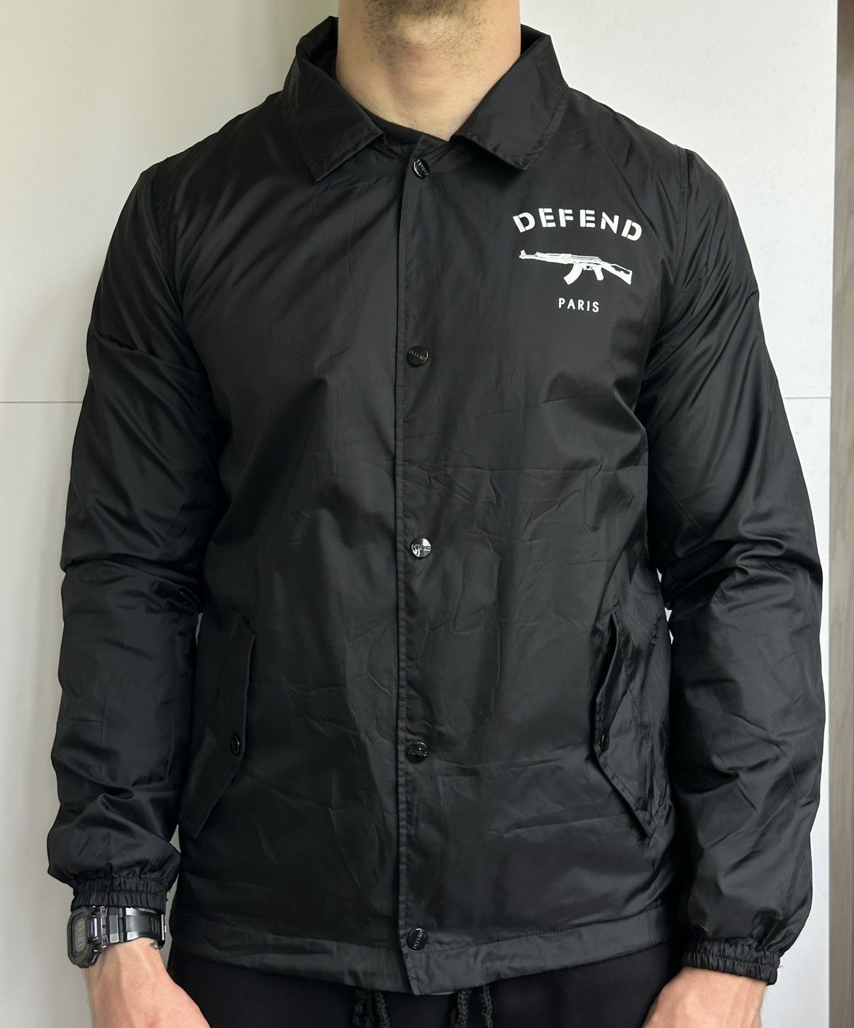 DEFEND PARIS Defend Paris Coat Men's Jacket Black Size M Size US M / EU 48-50 / 2 - 1 Thumbnail