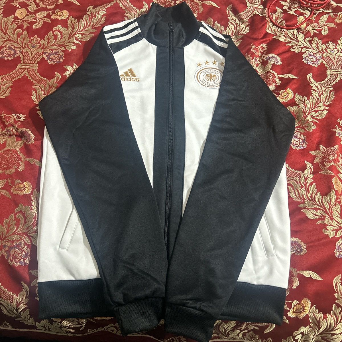 Adidas adidas germany football / soccer full zip up Size US S / EU 44-46 / 1 - 1 Thumbnail
