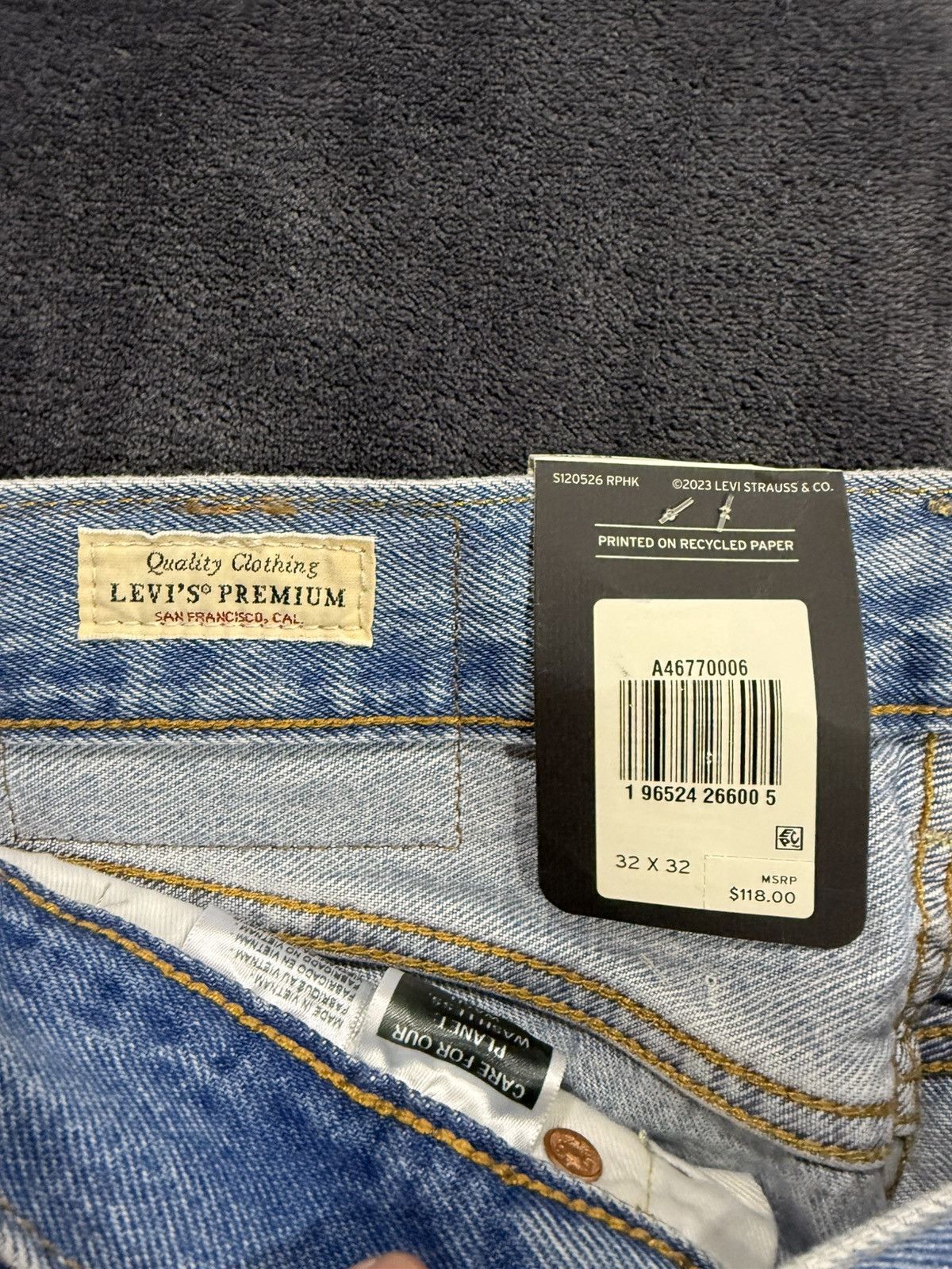 Levi's Levi’s Denim 501 Size US 32 / EU 48 - 5 Thumbnail