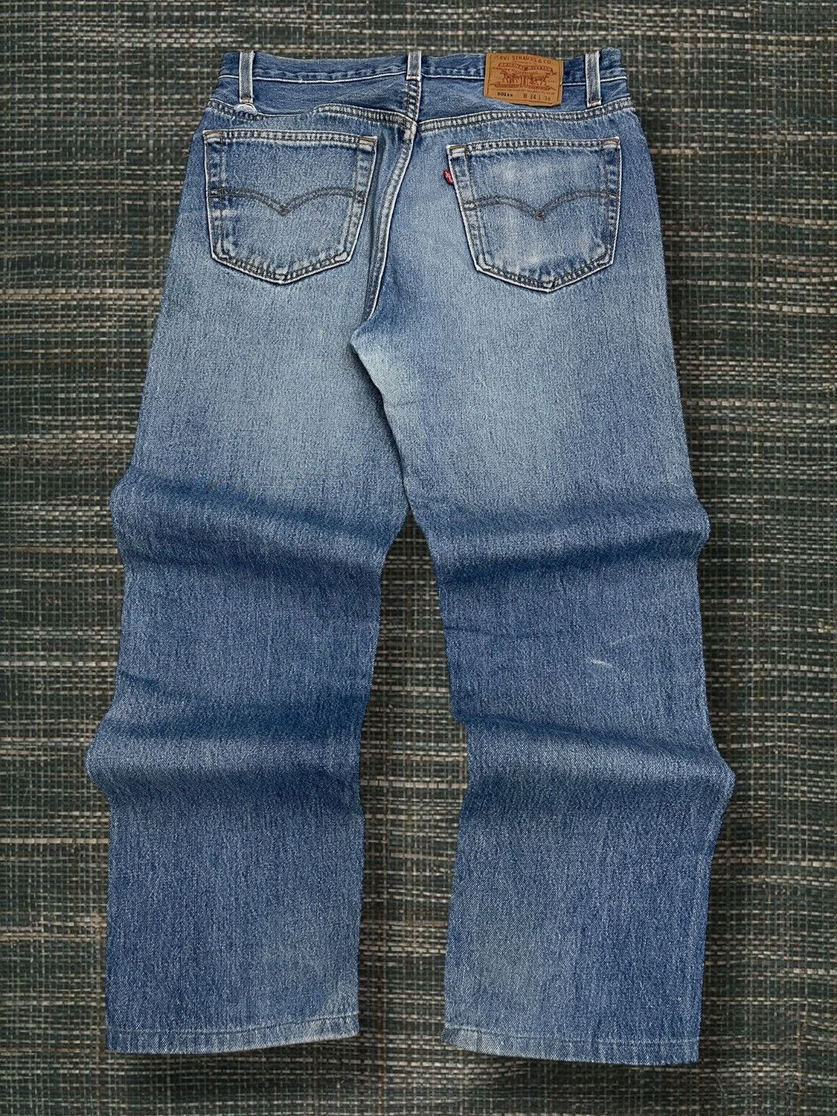 Levi's Vintage Clothing Og Vintage 90s Original Designer Levis 501 Distressed Denim Size US 31 - 8 Thumbnail