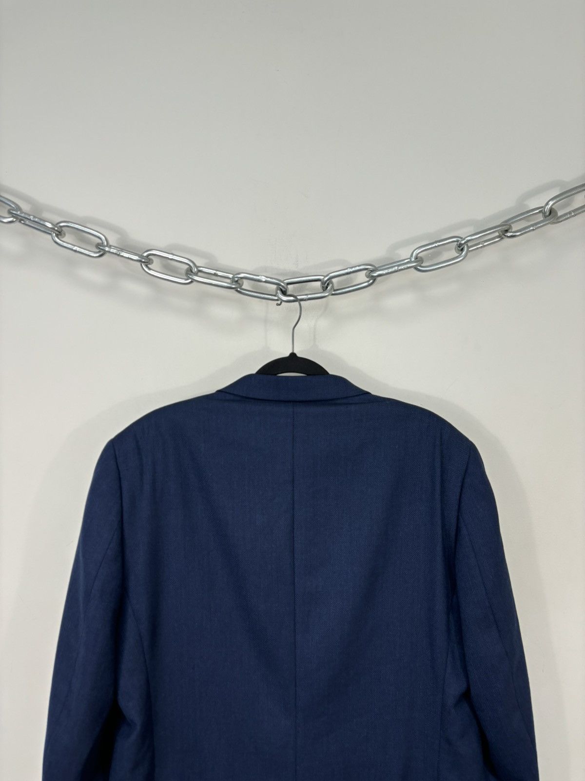 Ermenegildo Zegna Ermenegildo Zegna Soft Blue 3-Buttons Wool Blazer Jacket Size 44R - 18 Thumbnail
