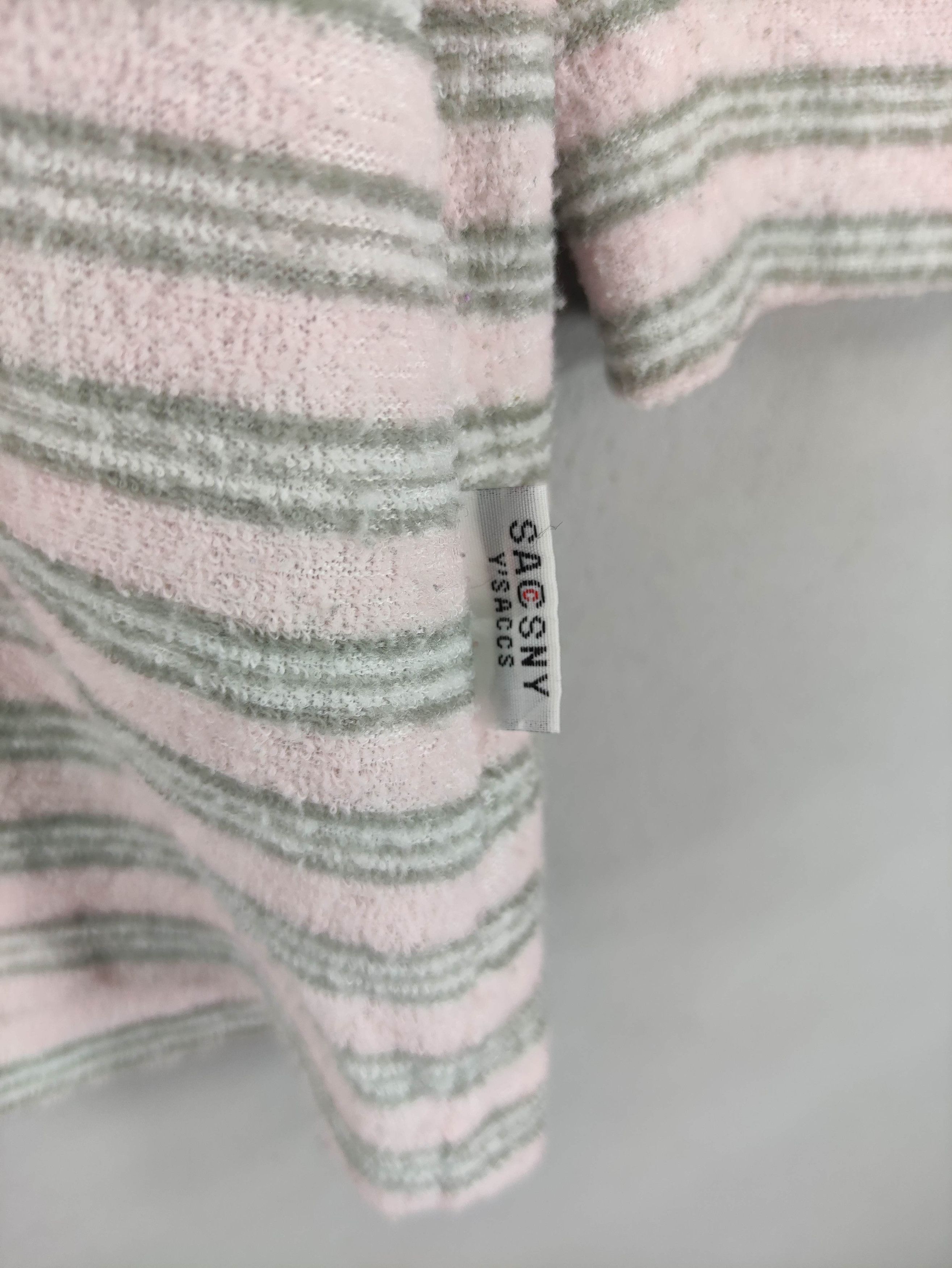 Japanese Brand Vintage Sacsny By Yohji Yamamoto Sleeping Wear Striped Size L / US 10 / IT 46 - 2 Thumbnail