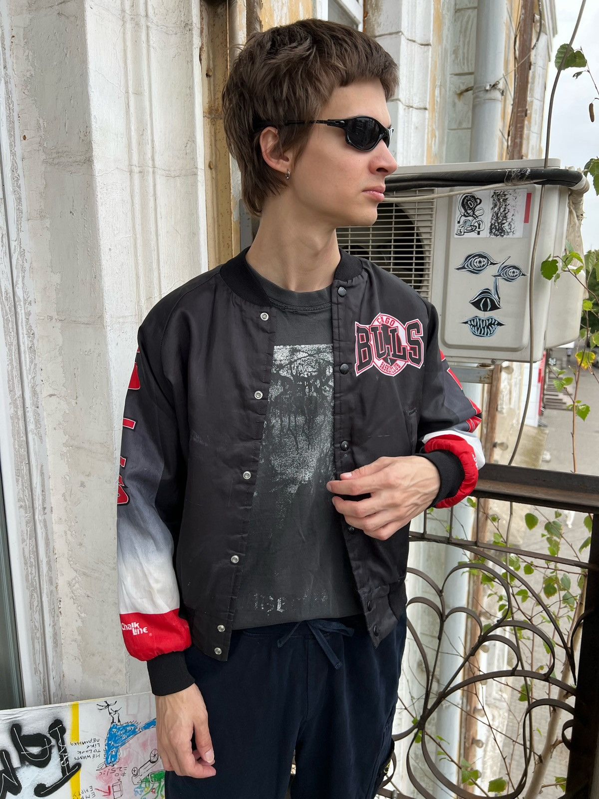 Chalk Line × NBA × Vintage Vintage 90s Chicago Bulls Michael Jordan Chalk line jacket Size US S / EU 44-46 / 1 - 11 Thumbnail