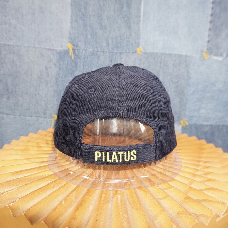 Vintage OSFA - Vintage Y2K PILATUS embroider 90s dragon corduroy hat Size ONE SIZE - 4 Thumbnail