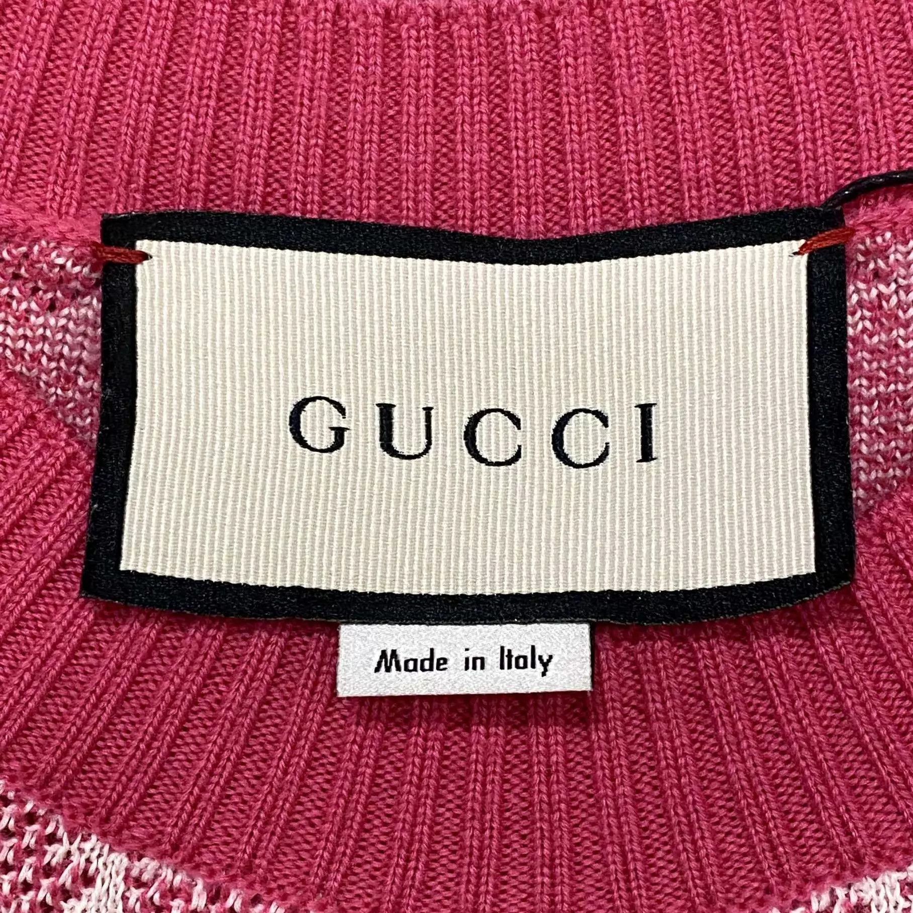 Gucci GUCCI Pink GG Allover Print Dress Women's S Size S / US 4 / IT 40 - 5 Thumbnail