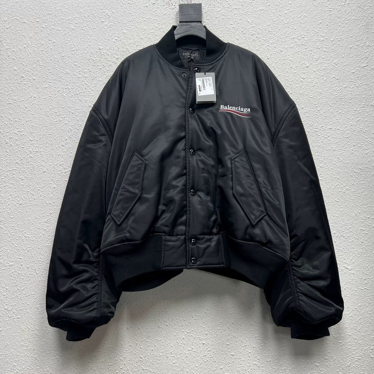 Balenciaga Political Campaign Varsity Bomber Jacket
