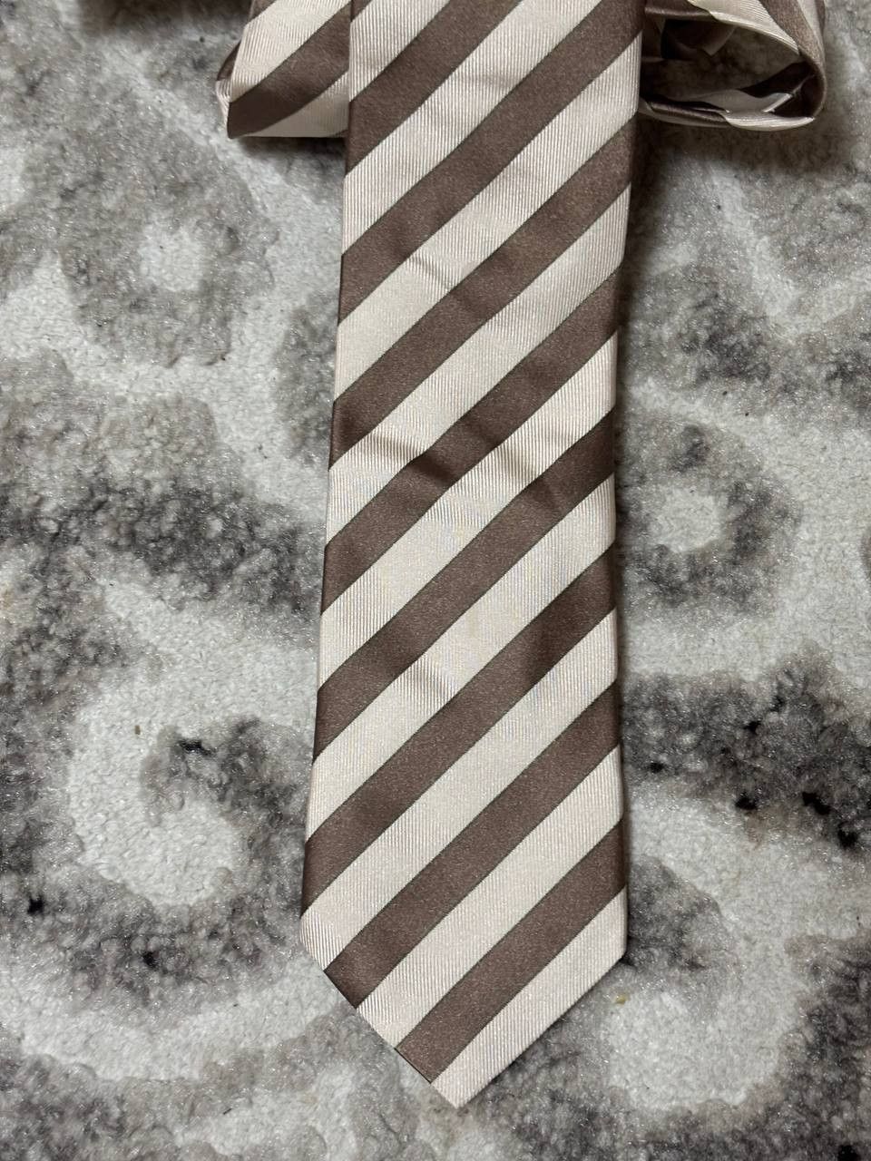 Armani Collezioni ARMANI COLLEZIONI lilac striped tie, made in Italy Size ONE SIZE - 4 Thumbnail