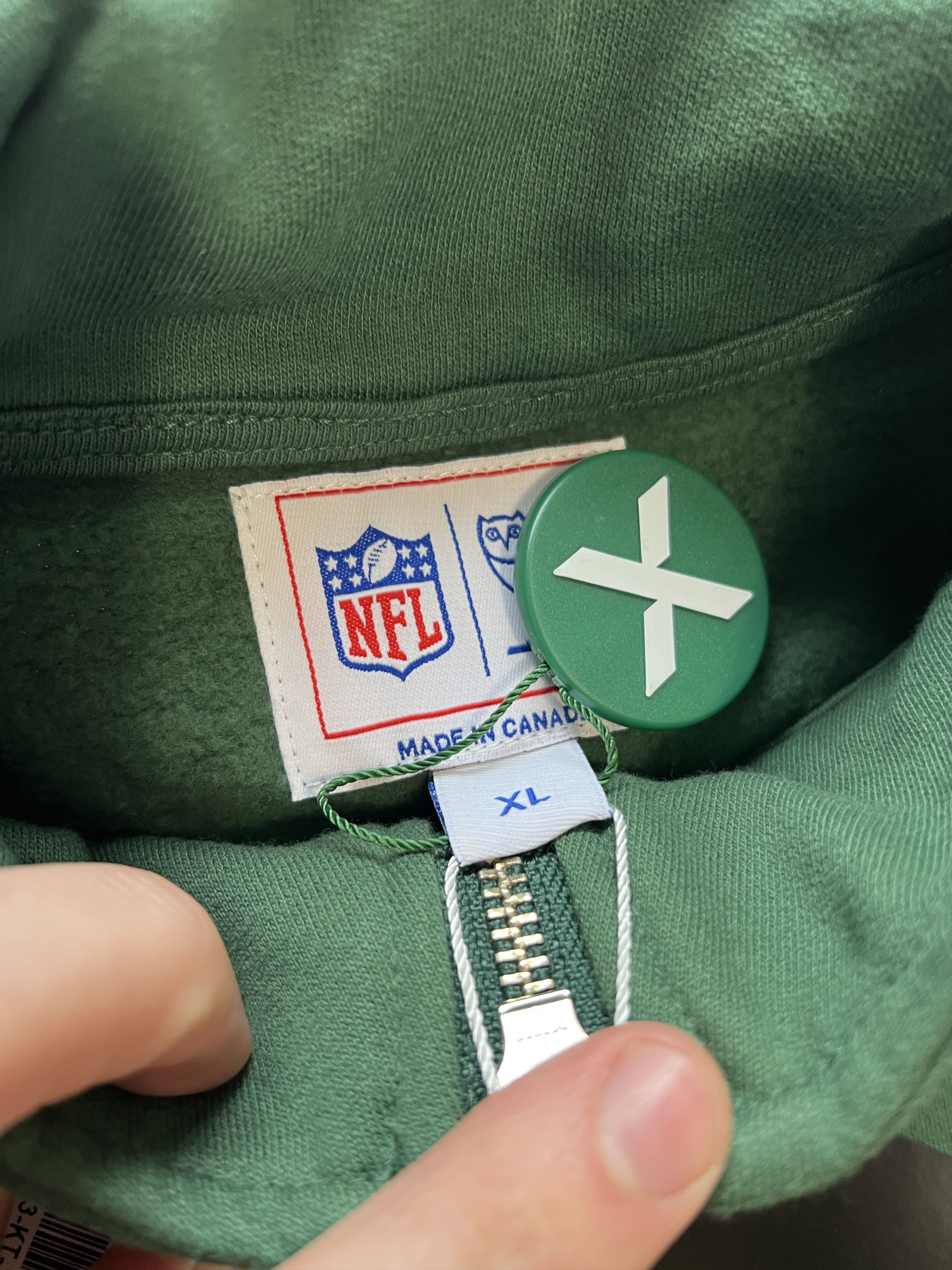 Drake OVO x NFL Green Bay Packers QUARTER ZIP MOCK NECK TURTLENECK Size US XL / EU 56 / 4 - 4 Thumbnail