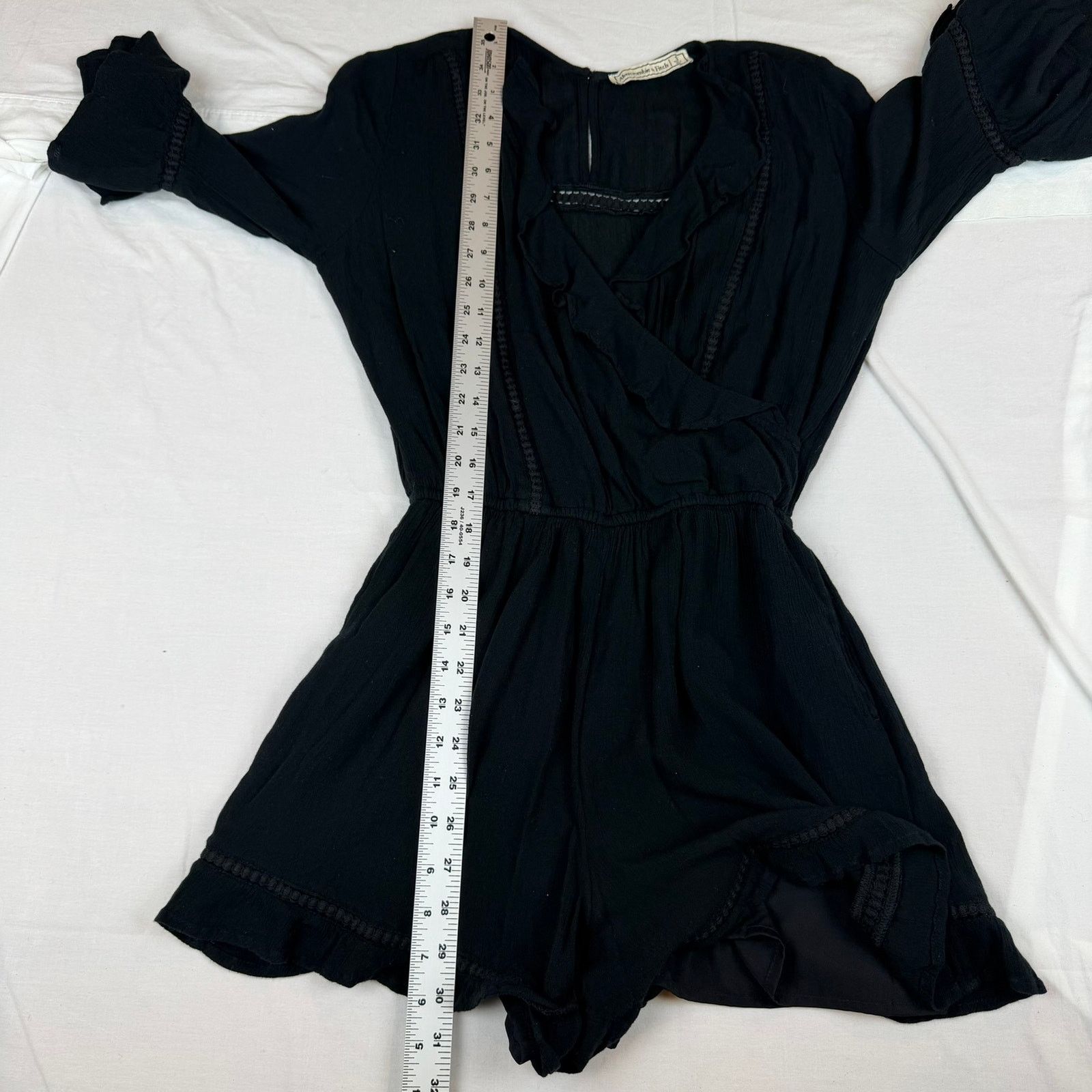 Abercrombie & Fitch Abercrombie & Fitch Black Romper - Size Small Size 26" / US 2 / IT 38 - 6 Thumbnail