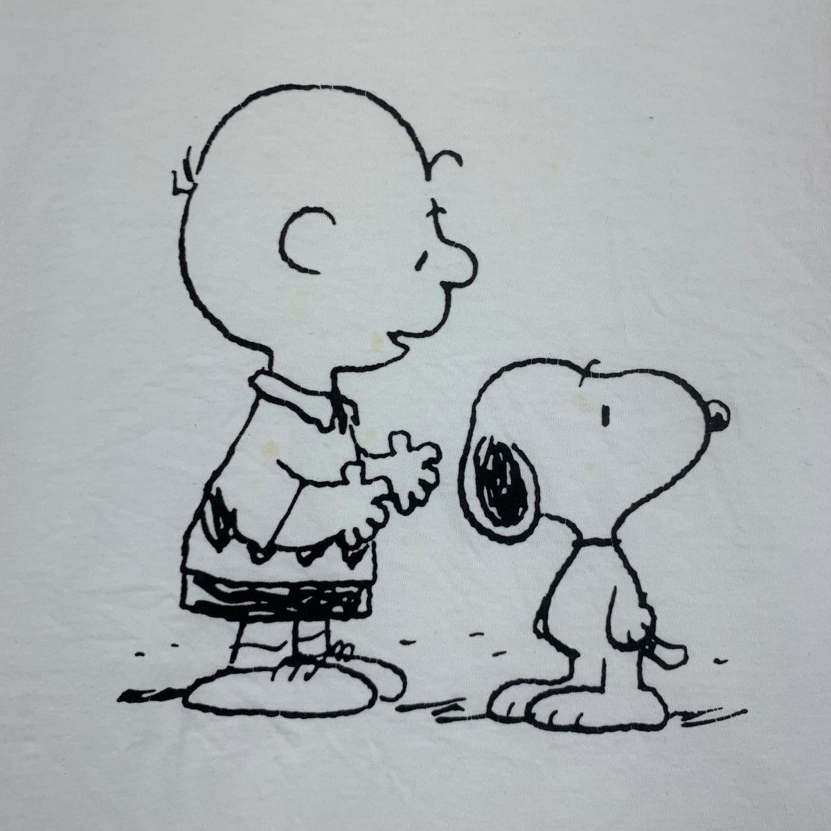 Hanes Vintage 90’ SNOOPY PEANUTS Cartoon Comic Hanes Tag Tee Shirt Size US L / EU 52-54 / 3 - 3 Thumbnail