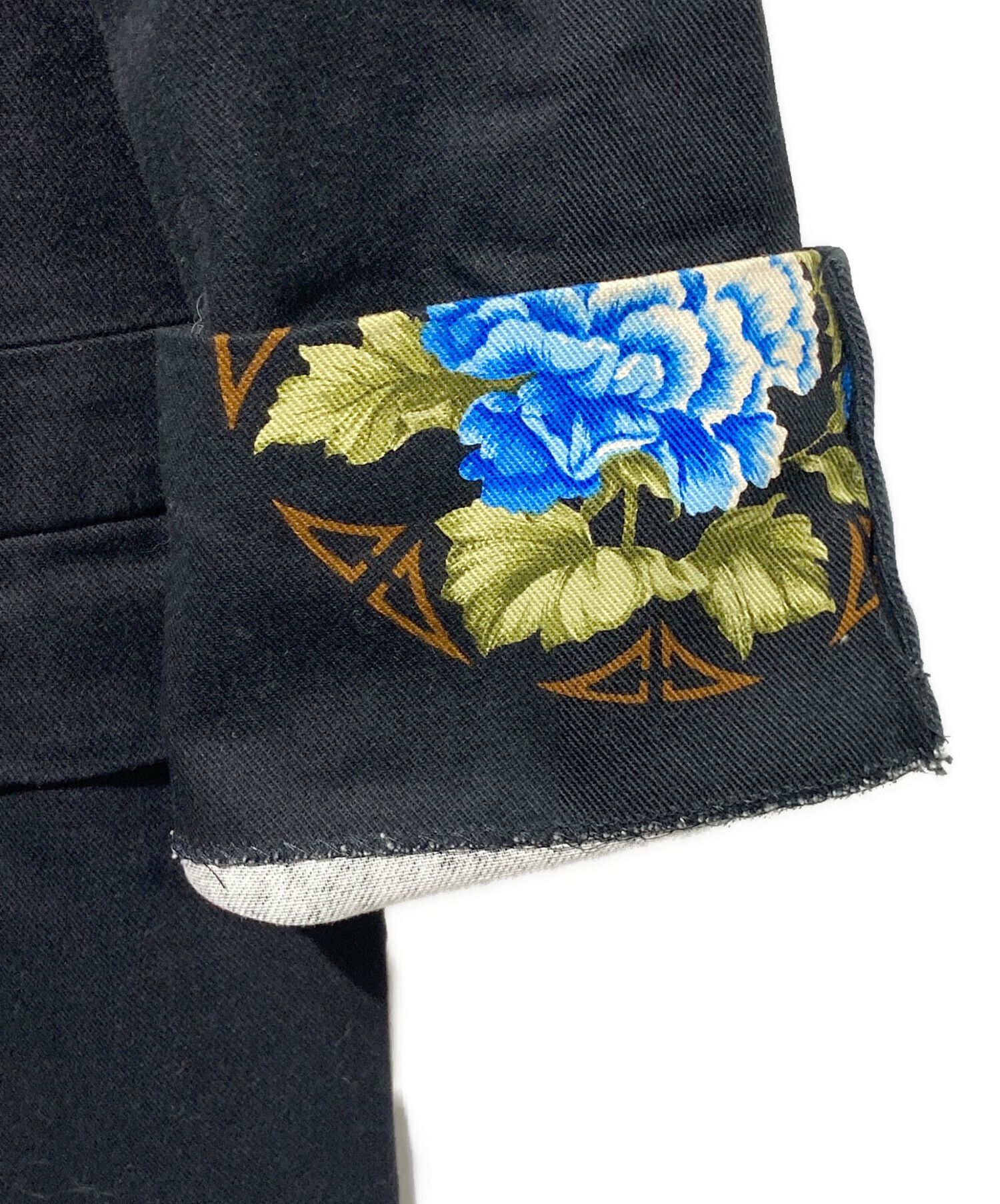 Yohji Yamamoto Yohji Yamamoto pour homme 96SS Floral Print Tailored Jacket Size US M / EU 48-50 / 2 - 5 Thumbnail
