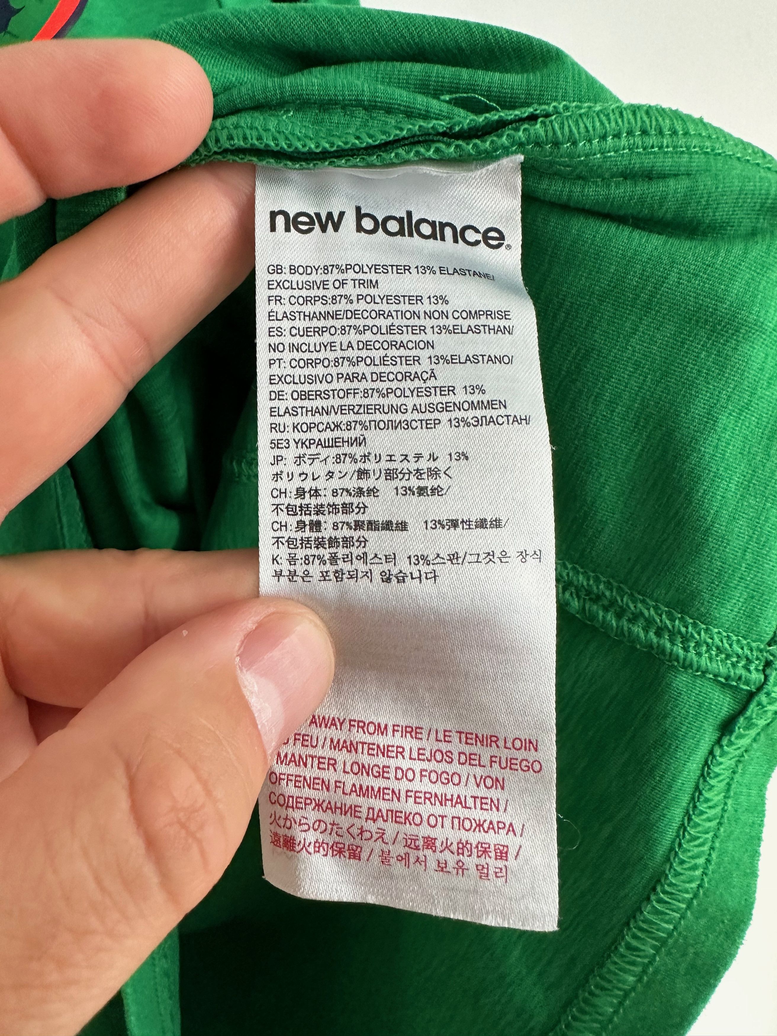 New Balance 2017 Ireland New Balance training shirt long sleeve Size US L / EU 52-54 / 3 - 9 Thumbnail