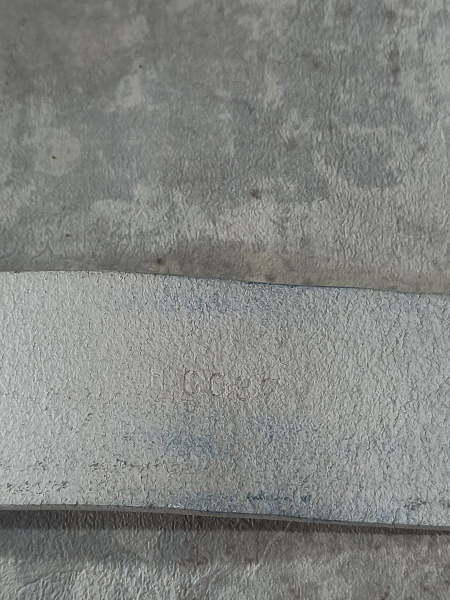 John Richmond RICHMOND DIRTY WHITE DISTRESSED LEATHER ITALY BELT Size ONE SIZE - 7 Thumbnail