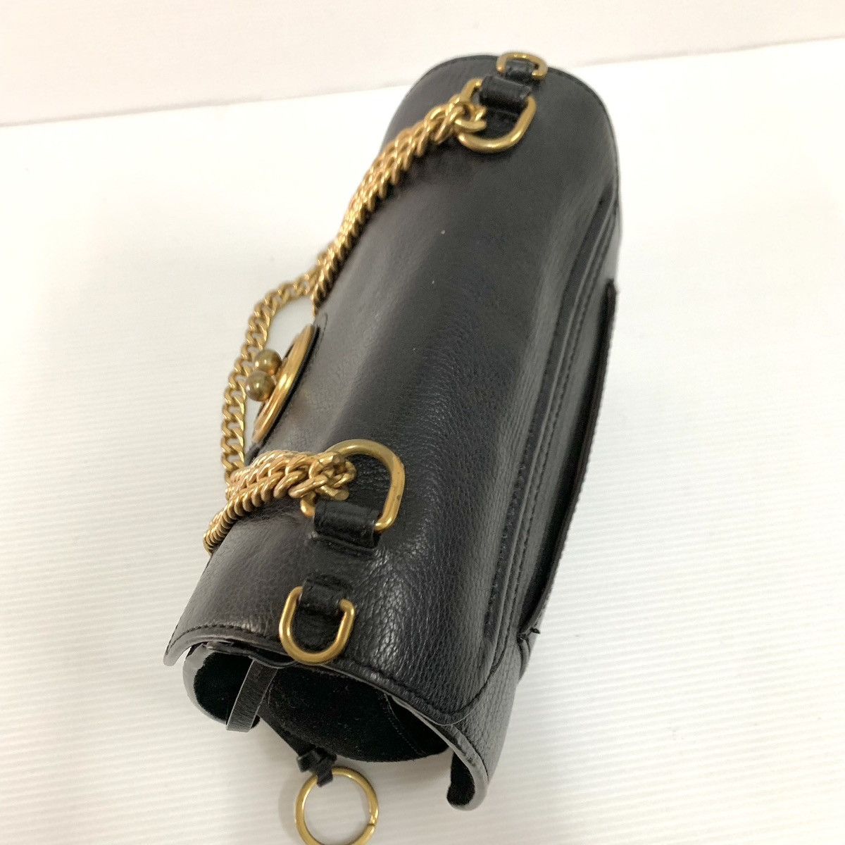 Chloe Chole Leather Black Shoulder Chain Bag Size ONE SIZE - 5 Thumbnail