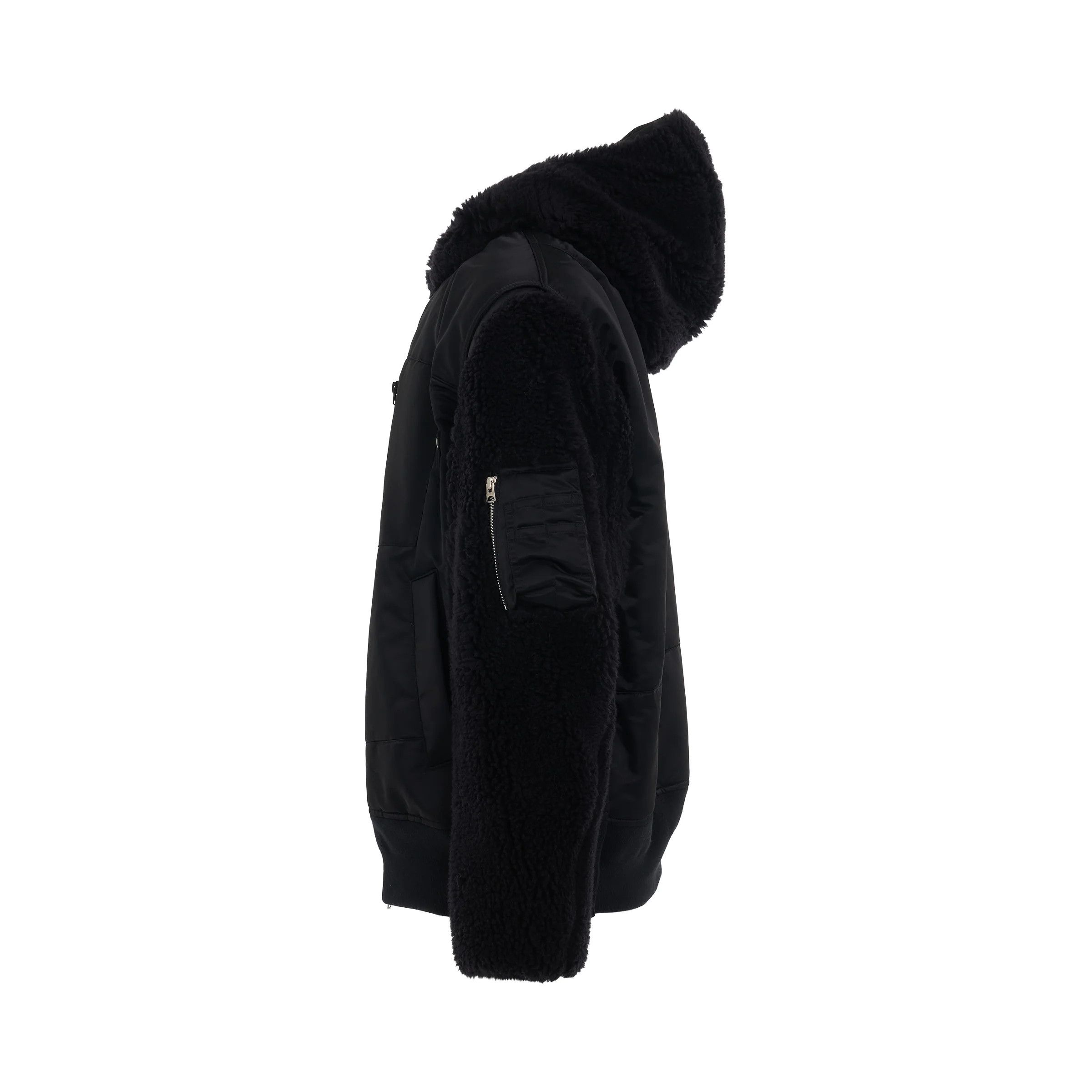 Sacai o1mris0824 Twill Blouson in Black Size US M / EU 48-50 / 2 - 3 Thumbnail