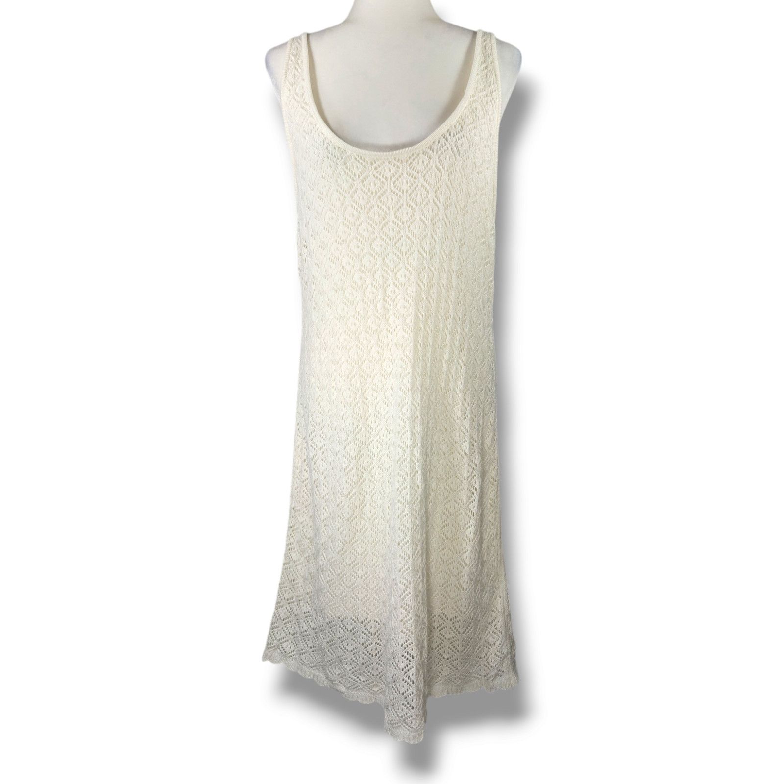 Madden NYC Steve Madden NYC Crochet Lined Midi Dress Crisscross XXXL Size 3XL / US 20-22 - 2 Thumbnail