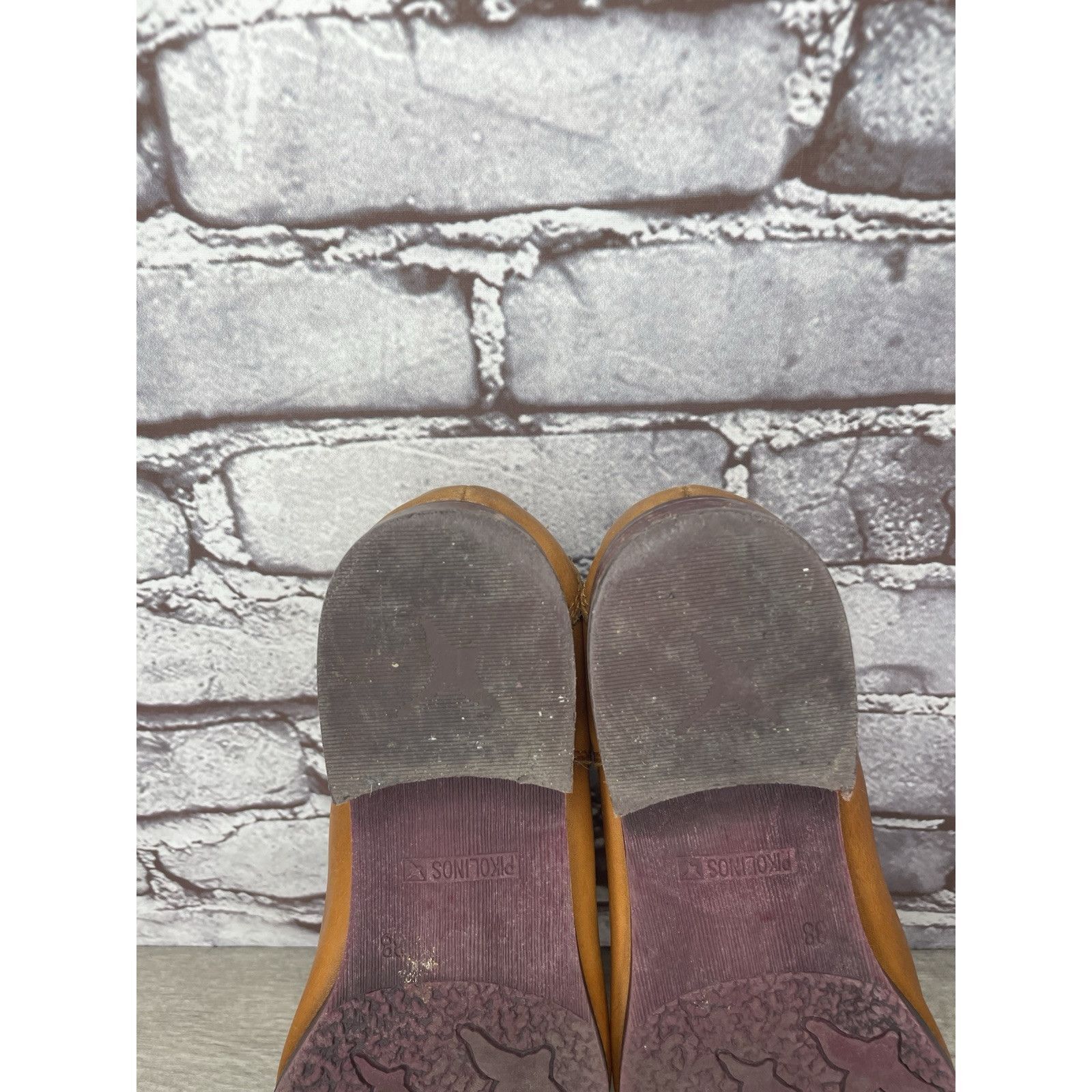 Other Pikolinos Brown Leather Lace Up Plain Oxfords Shoes Women Sz Size US 7.5 / IT 37.5 - 18 Thumbnail