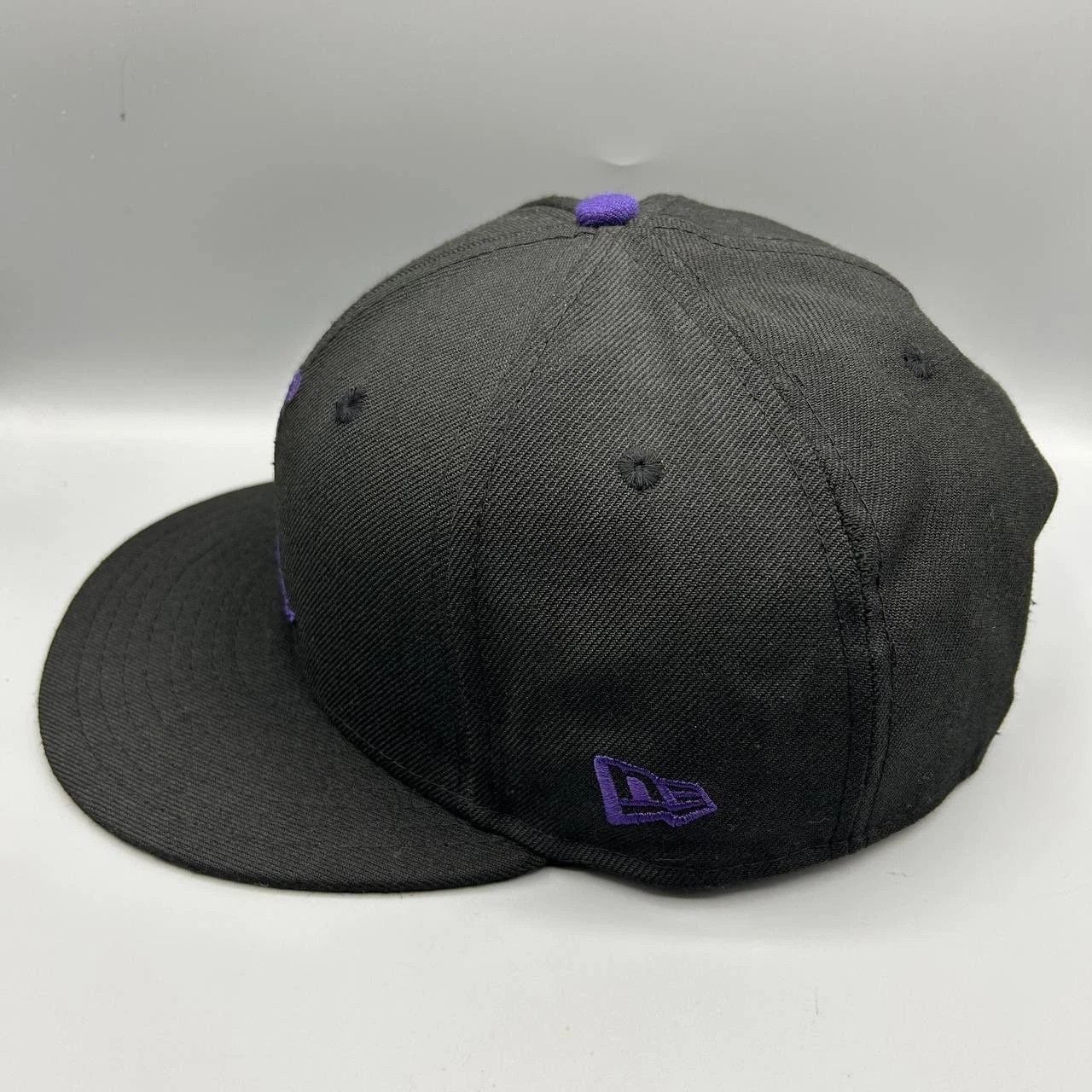 Jordan Brand Air Jordan Hat Men Black Purple Embroidered Snap Back Wool Size ONE SIZE - 7 Thumbnail