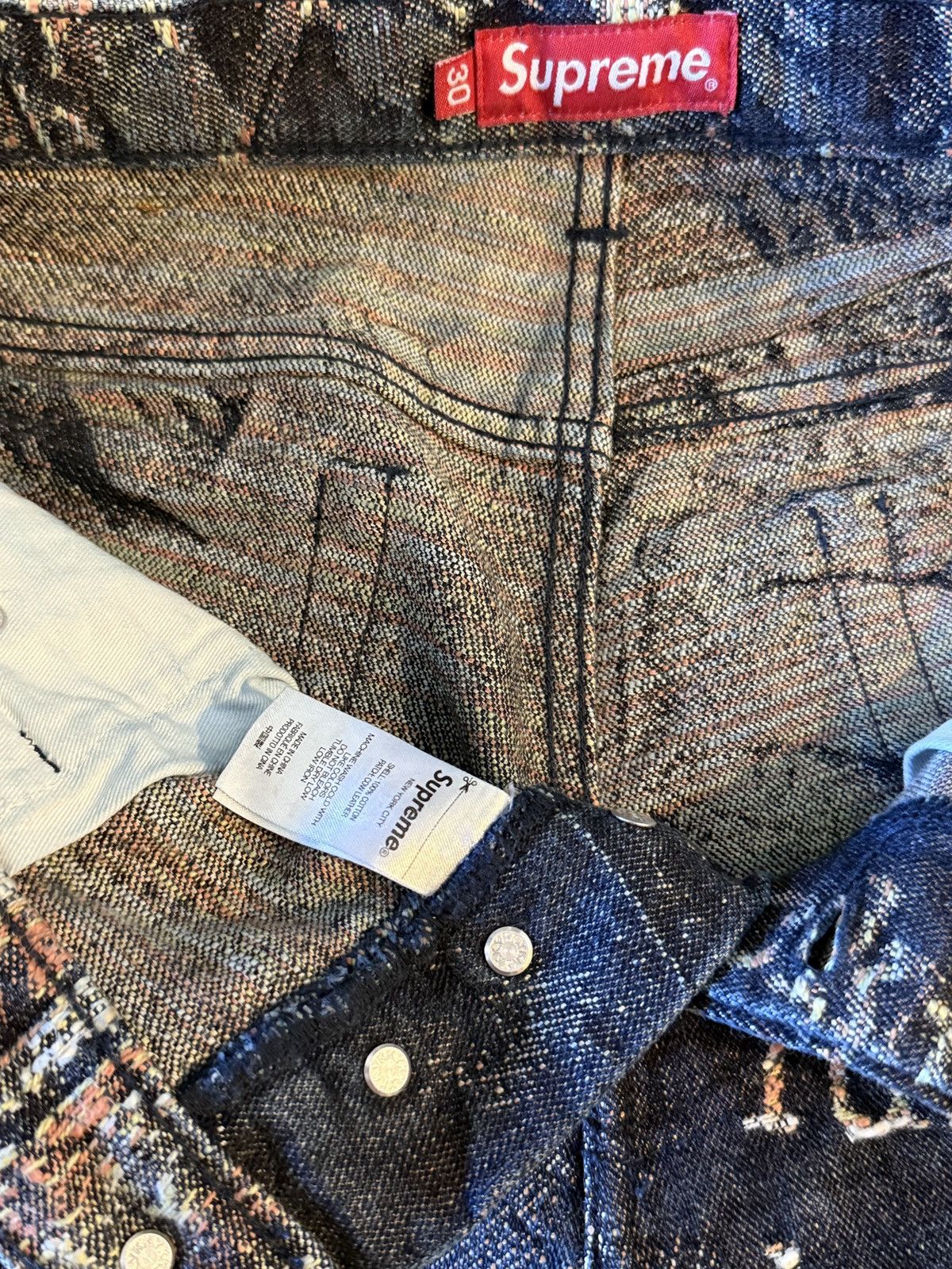 Supreme Supreme Archive Denim Blue size 30 Size US 30 / EU 46 - 4 Thumbnail